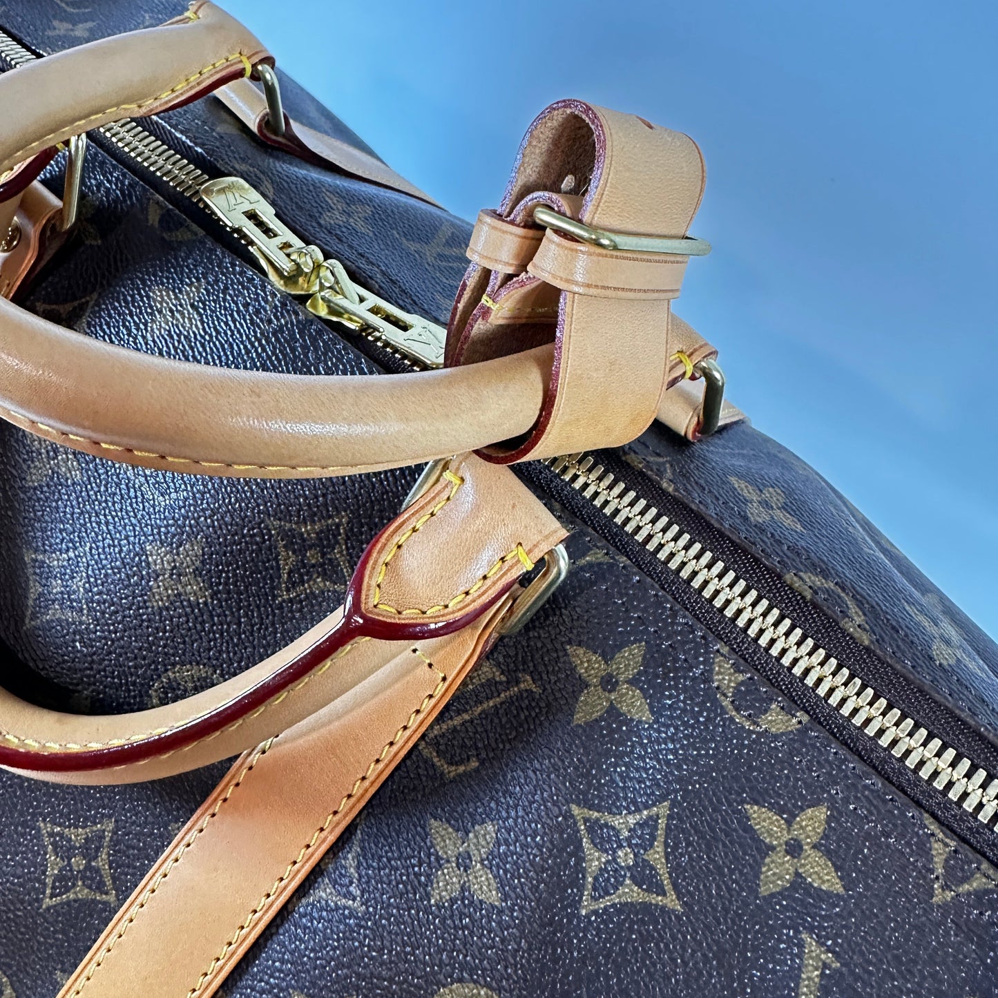 Pre-owned LOUIS VUITTON Keepall 55 with lock and key_ 276
