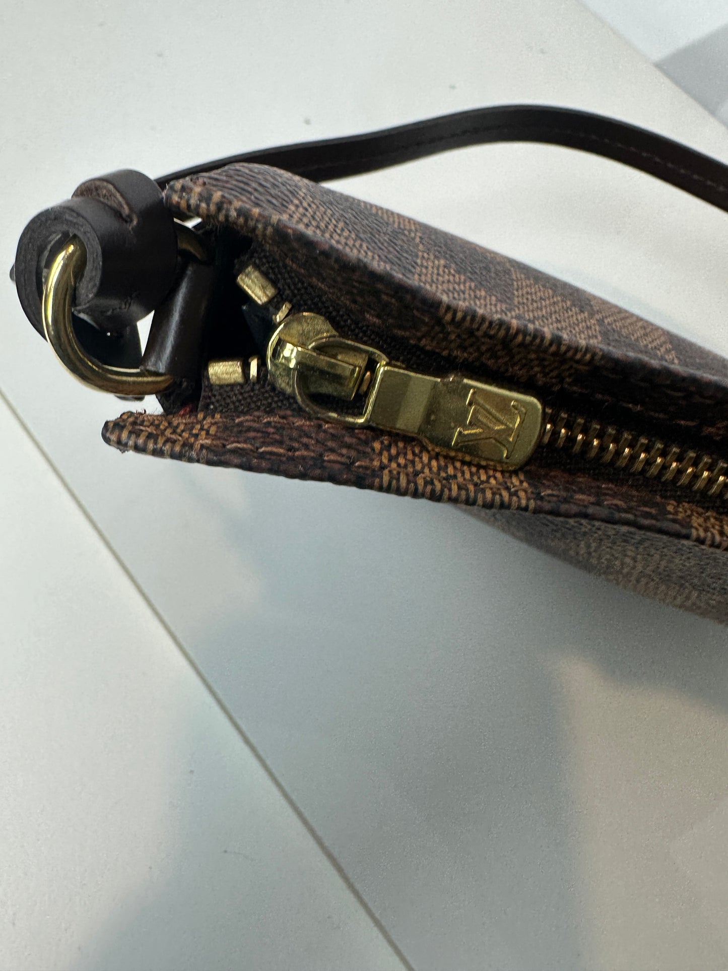 Pre-owned LOUIS VUITTON Navona Damier Ebene pochette