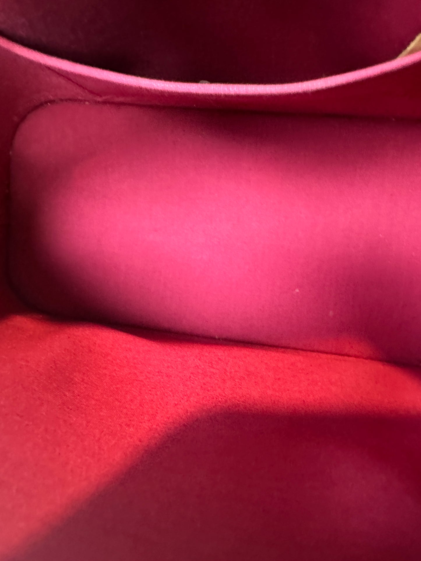 Pre-owned LOUIS VUITTON Alma BB red vernis