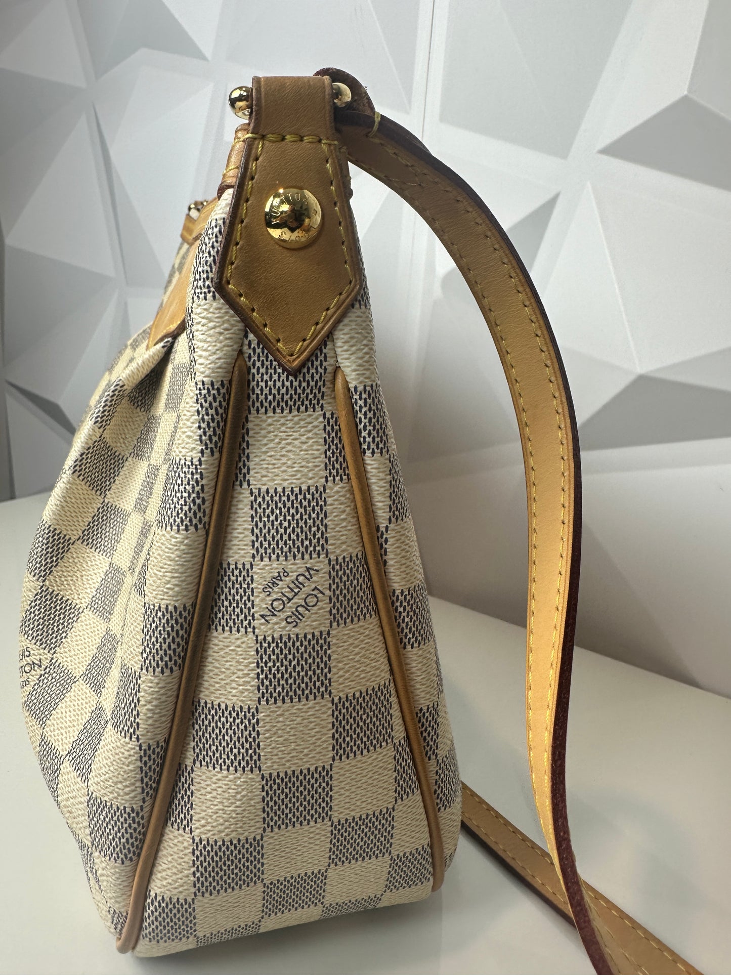Pre-owned LOUIS VUITTON Syracuse PM Damier Azur Canvas