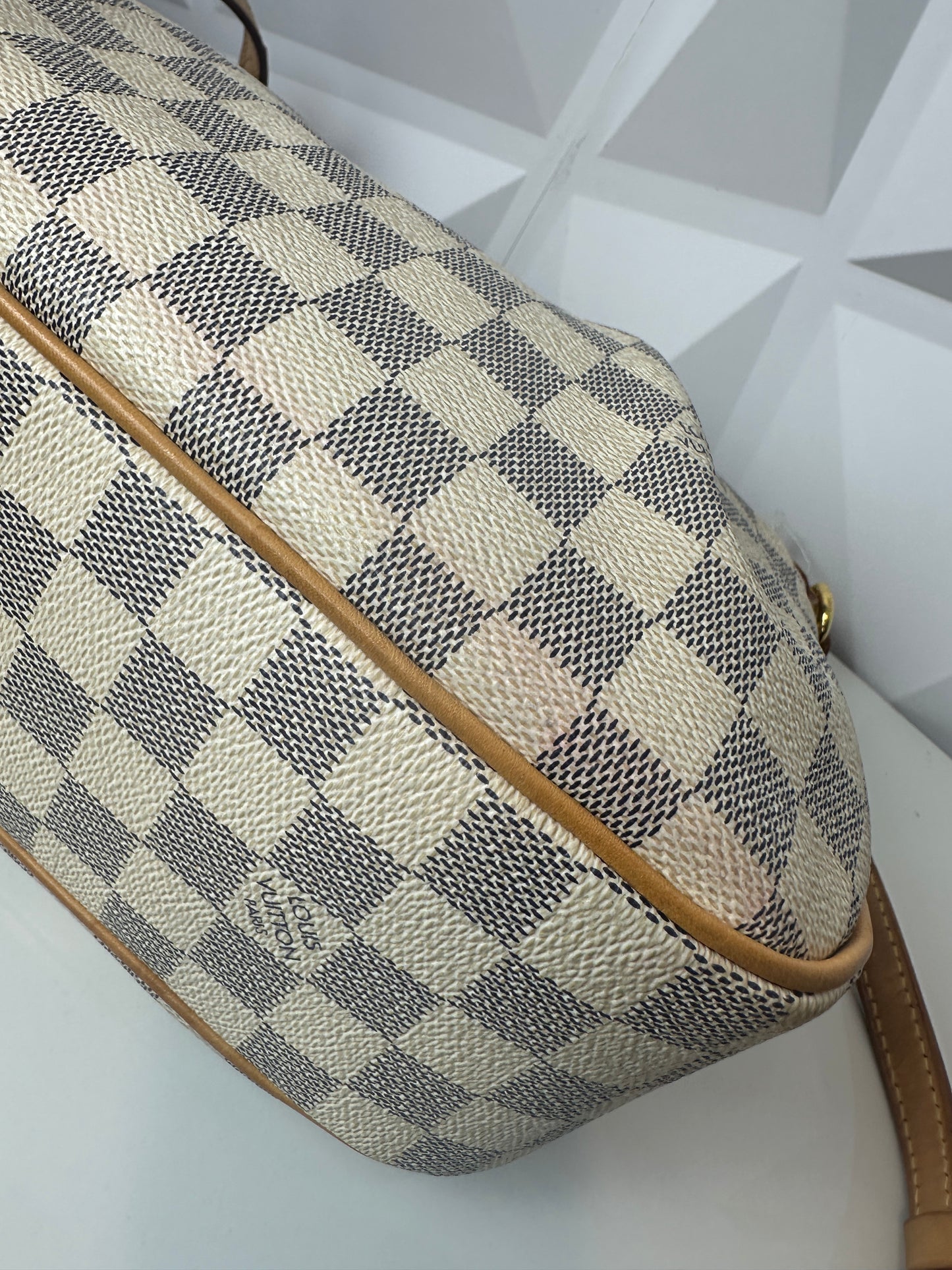 Pre-owned LOUIS VUITTON Syracuse PM Damier Azur Canvas