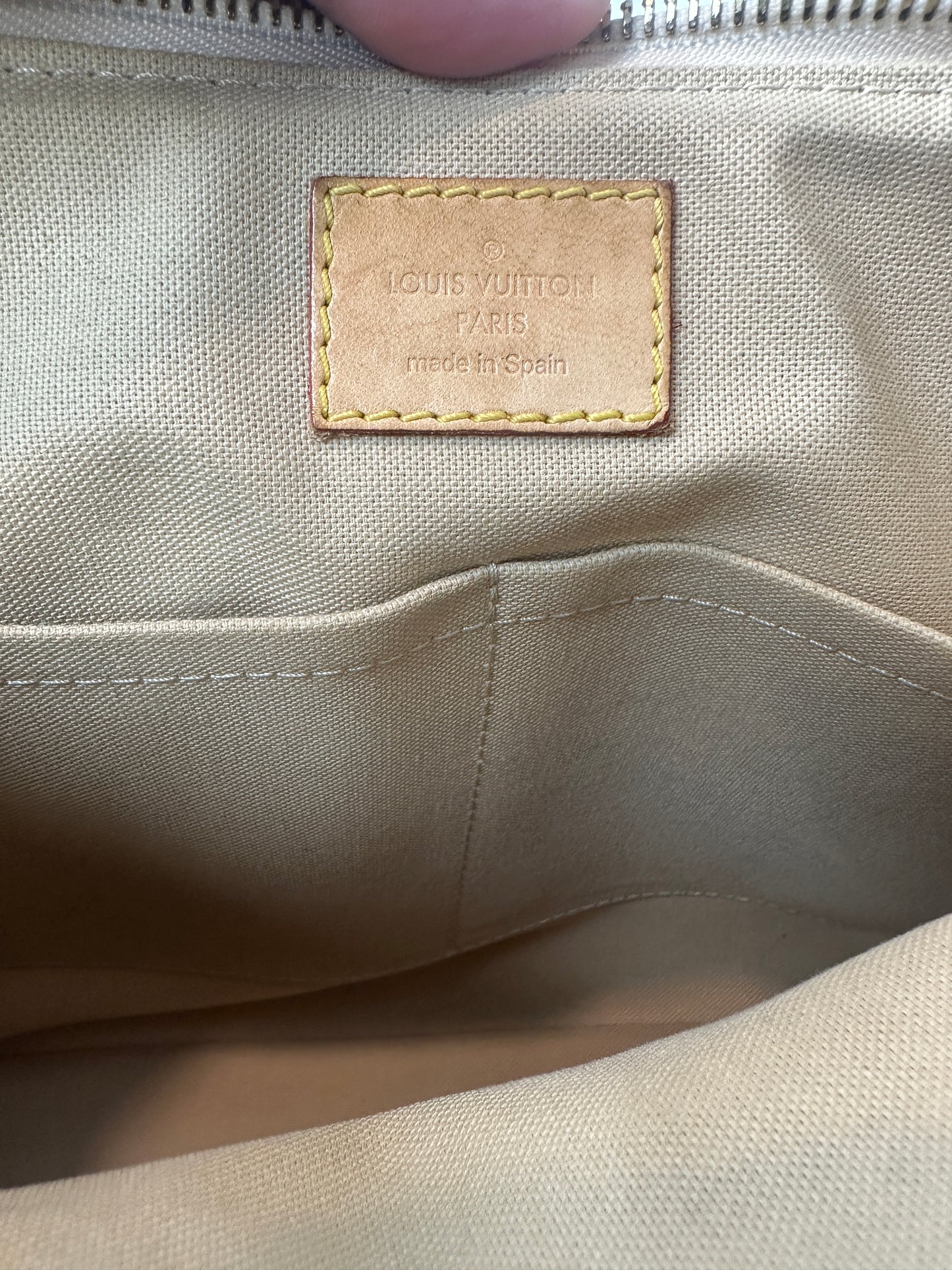 Pre-owned LOUIS VUITTON Syracuse PM Damier Azur Canvas