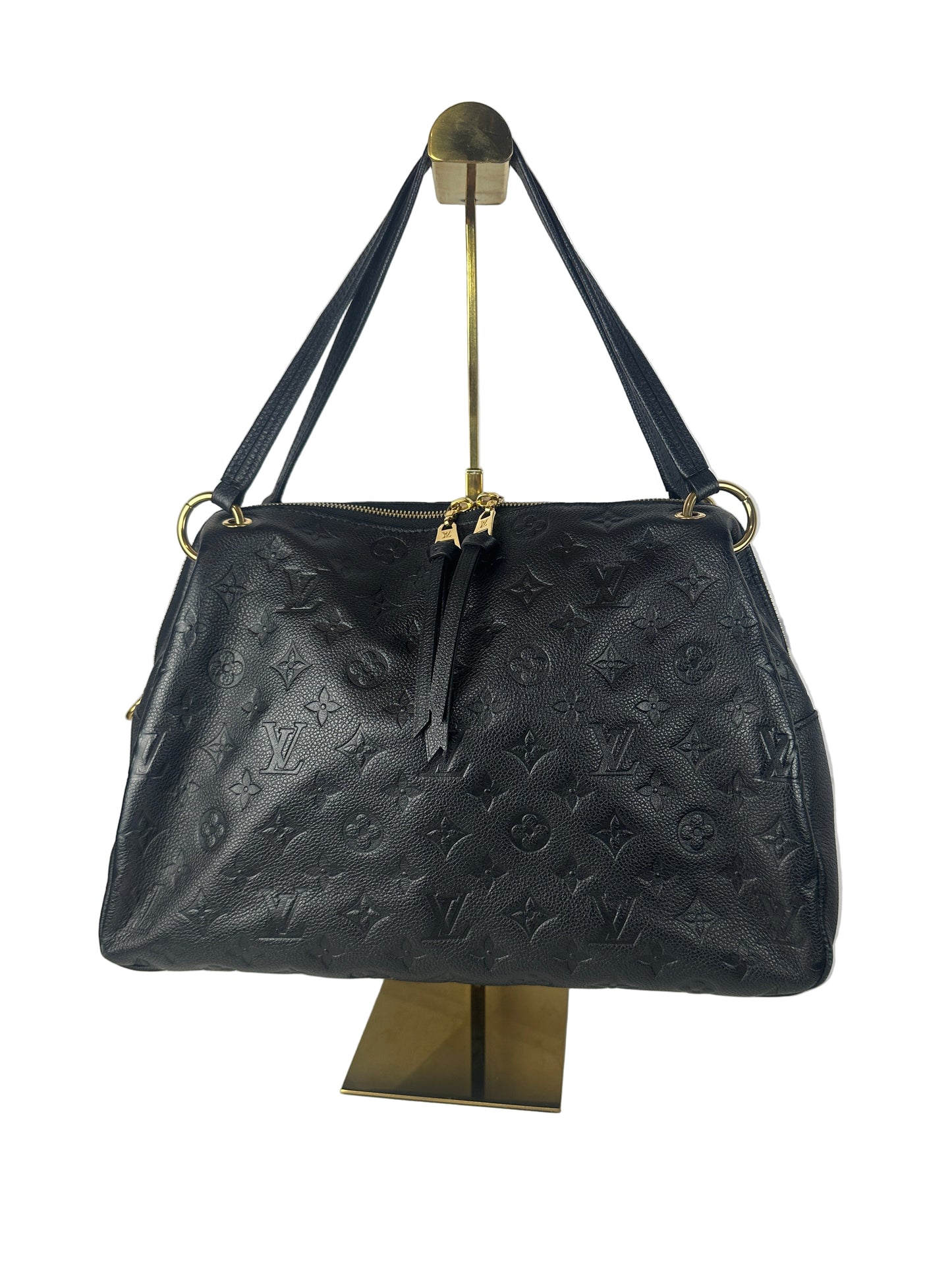 Pre owned LOUIS VUITTON Ponthieu Monogram Empreinte PM Noir Black