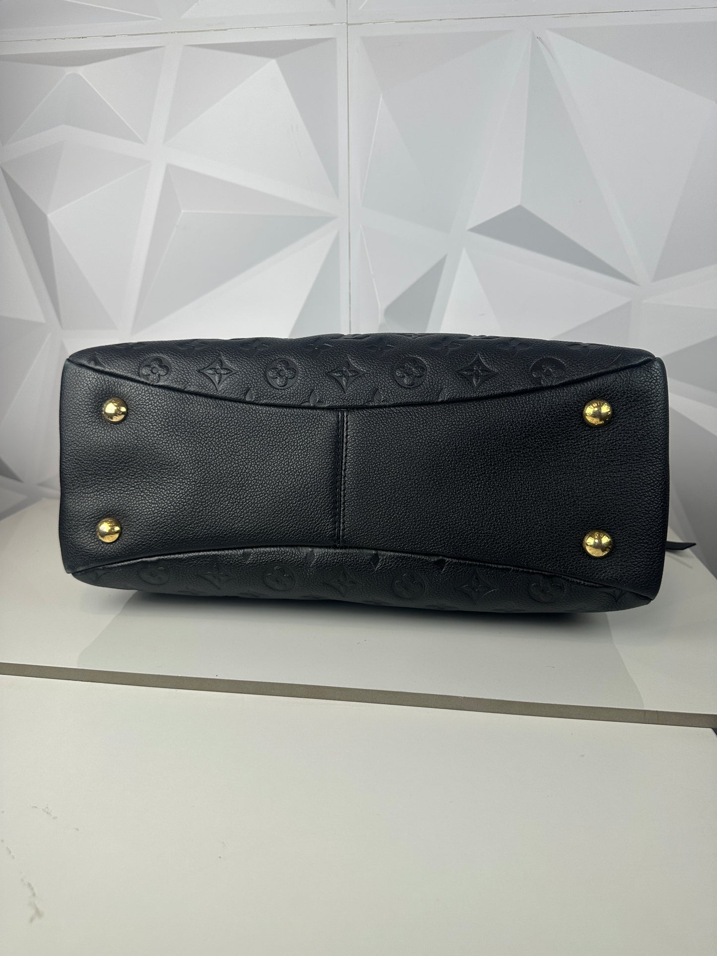 Pre owned LOUIS VUITTON Ponthieu Monogram Empreinte PM Noir Black