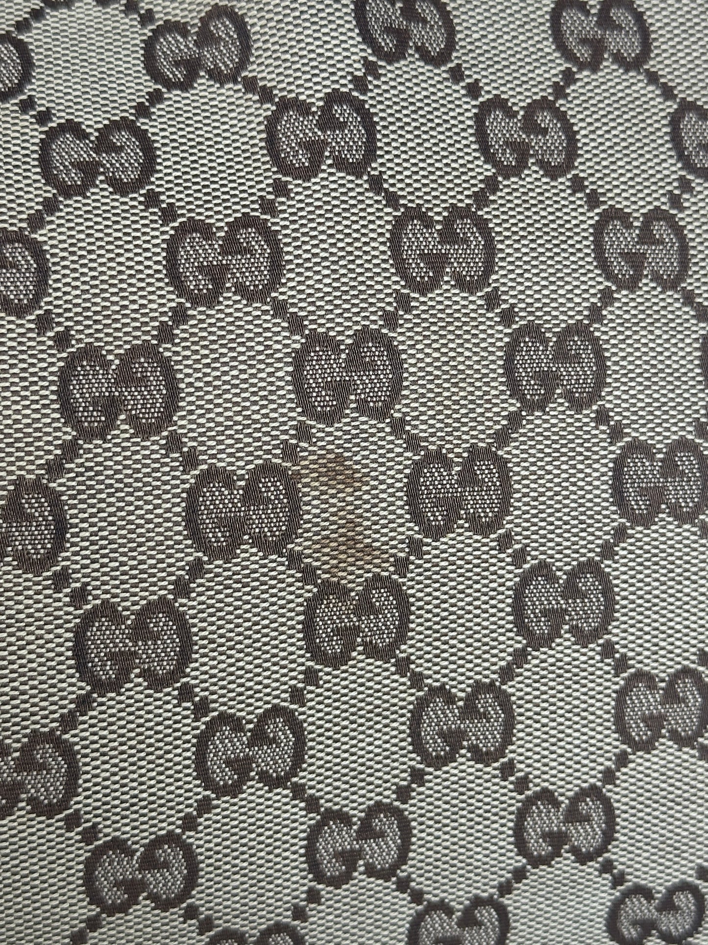 Pre-owned GUCCI Abbey D Ring tote in GG canvas