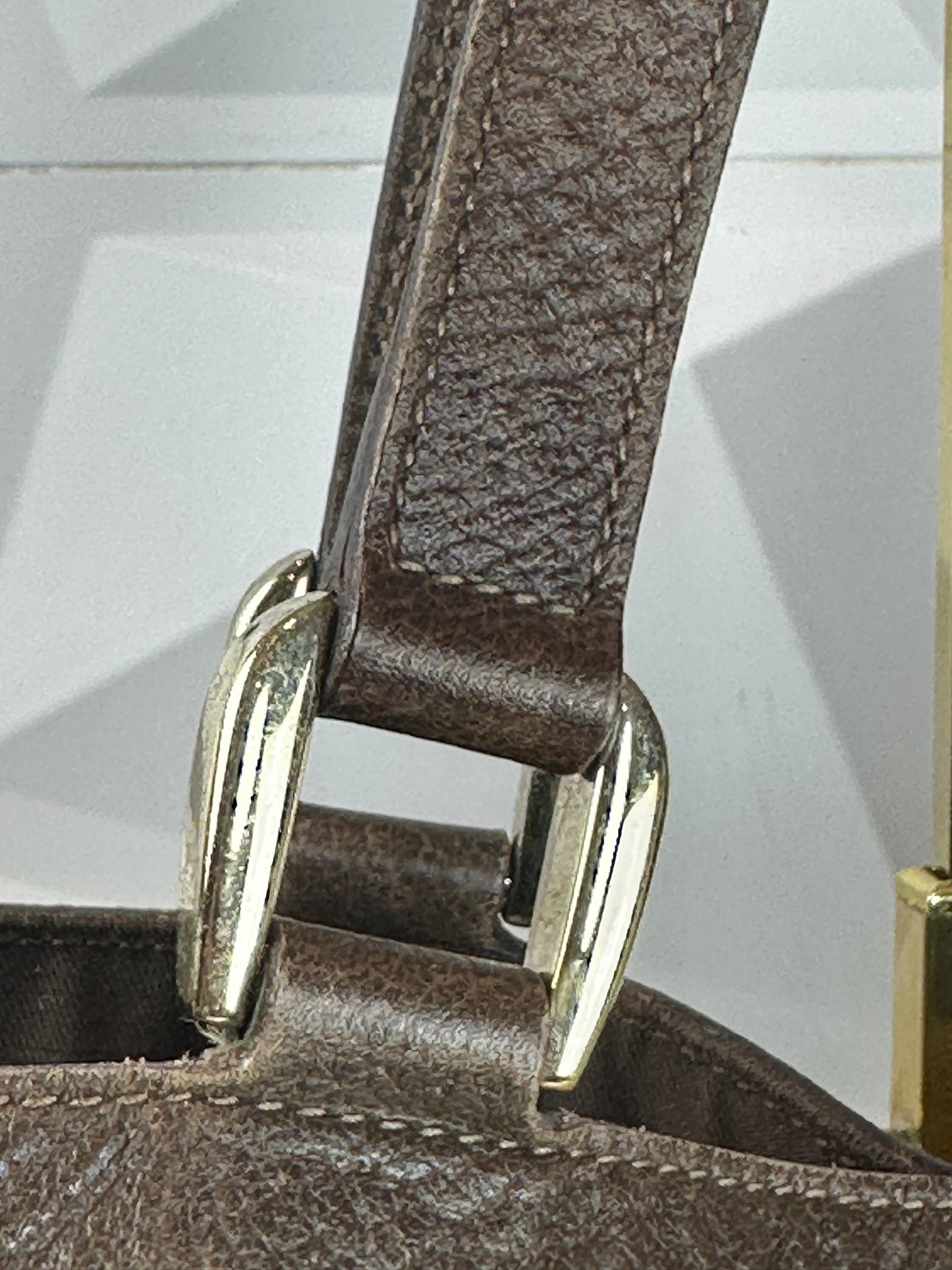 Pre-owned GUCCI Abbey D Ring tote in GG canvas