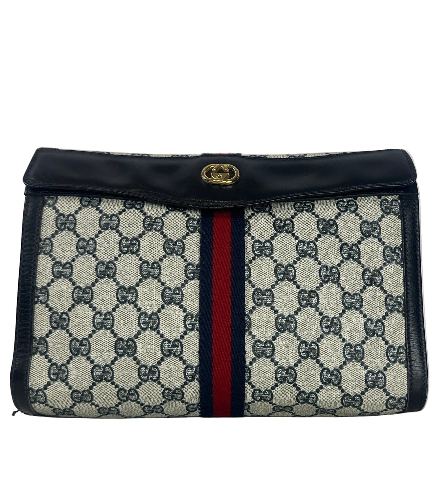 Pre-owned GUCCI GG Supreme Sherry Line _181-1