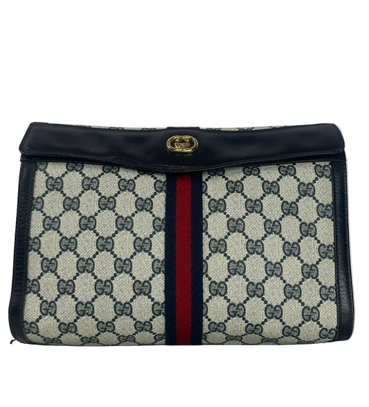 Pre-owned GUCCI GG Supreme Sherry Line _181-1