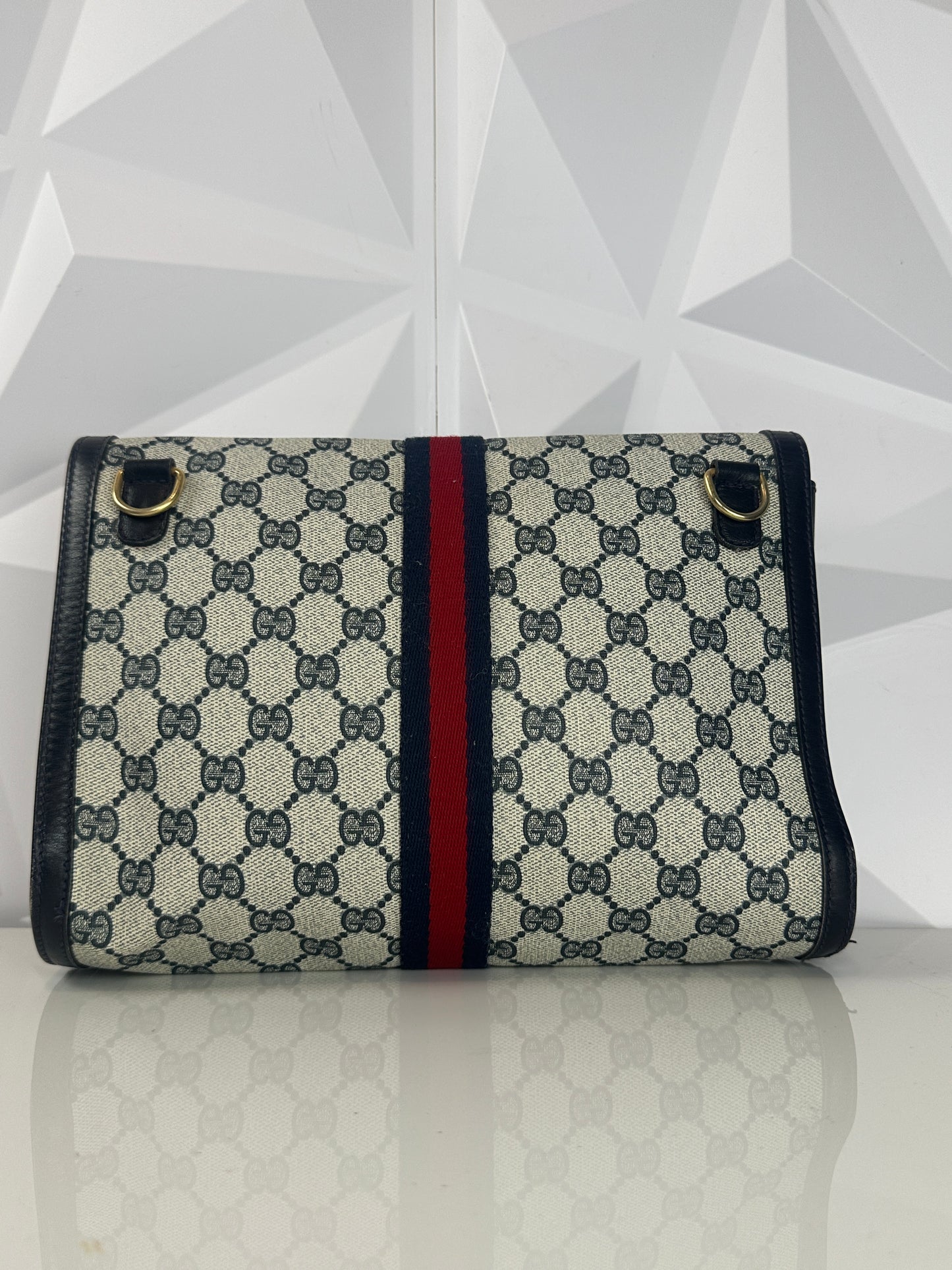 Pre-owned GUCCI GG Supreme Sherry Line _181-1