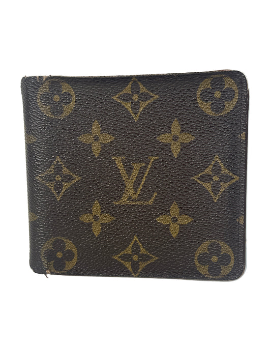 Pre-owned LOUIS VUITTON Monogram Multiple Wallet for Man _184-3
