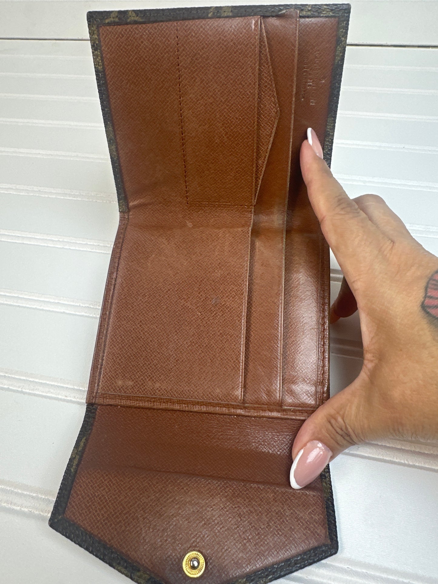 Pre-owned LOUIS VUITTON Monogram Bifold Envelope Wallet _184-4