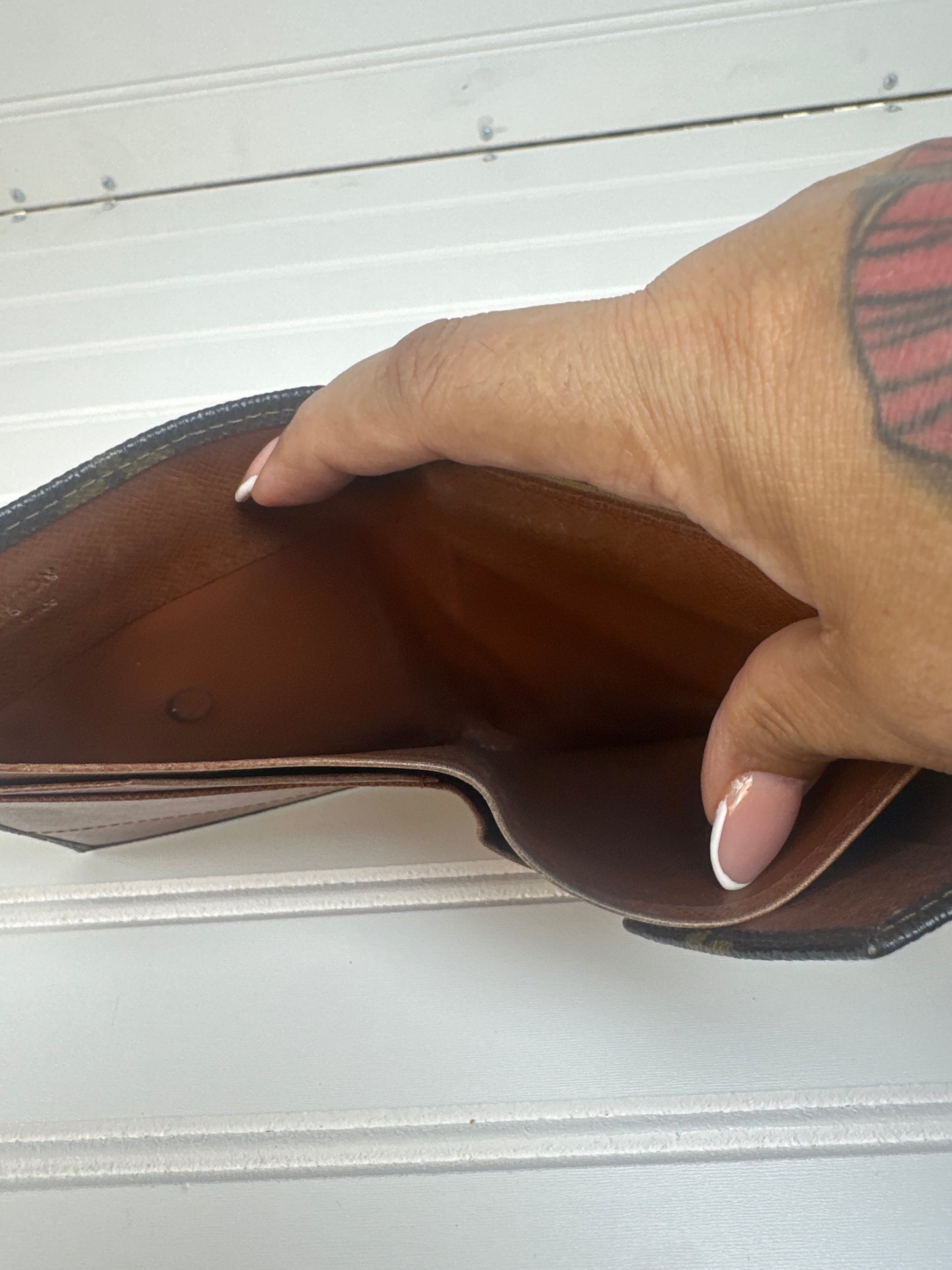 Pre-owned LOUIS VUITTON Monogram Bifold Envelope Wallet _184-4