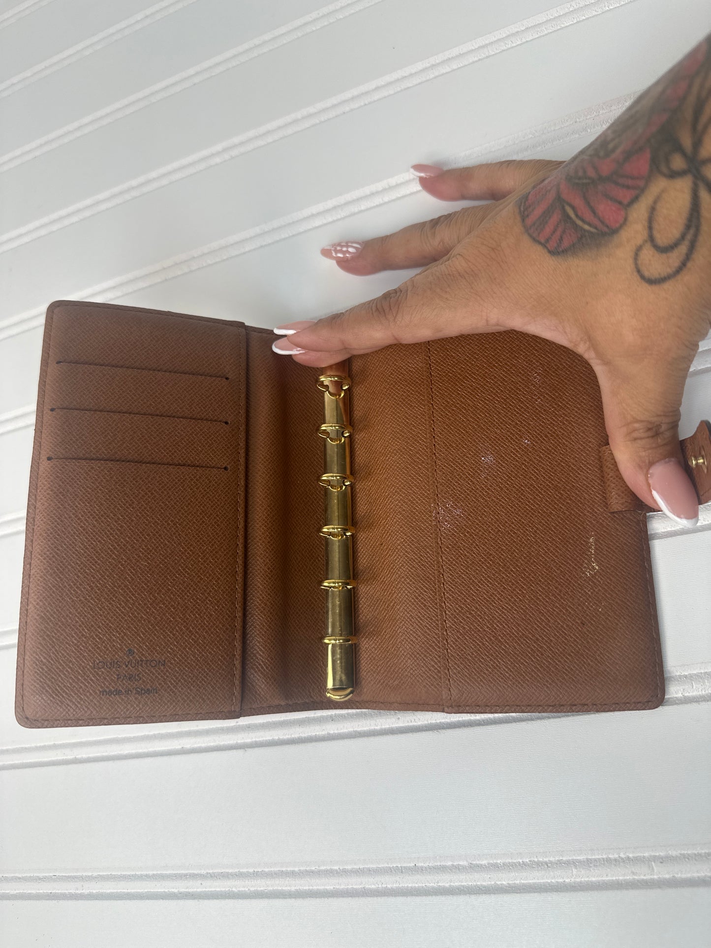 Pre-owned LOUIS VUITTON Agenda Small Ring Cover Monogram Canvas _187-2