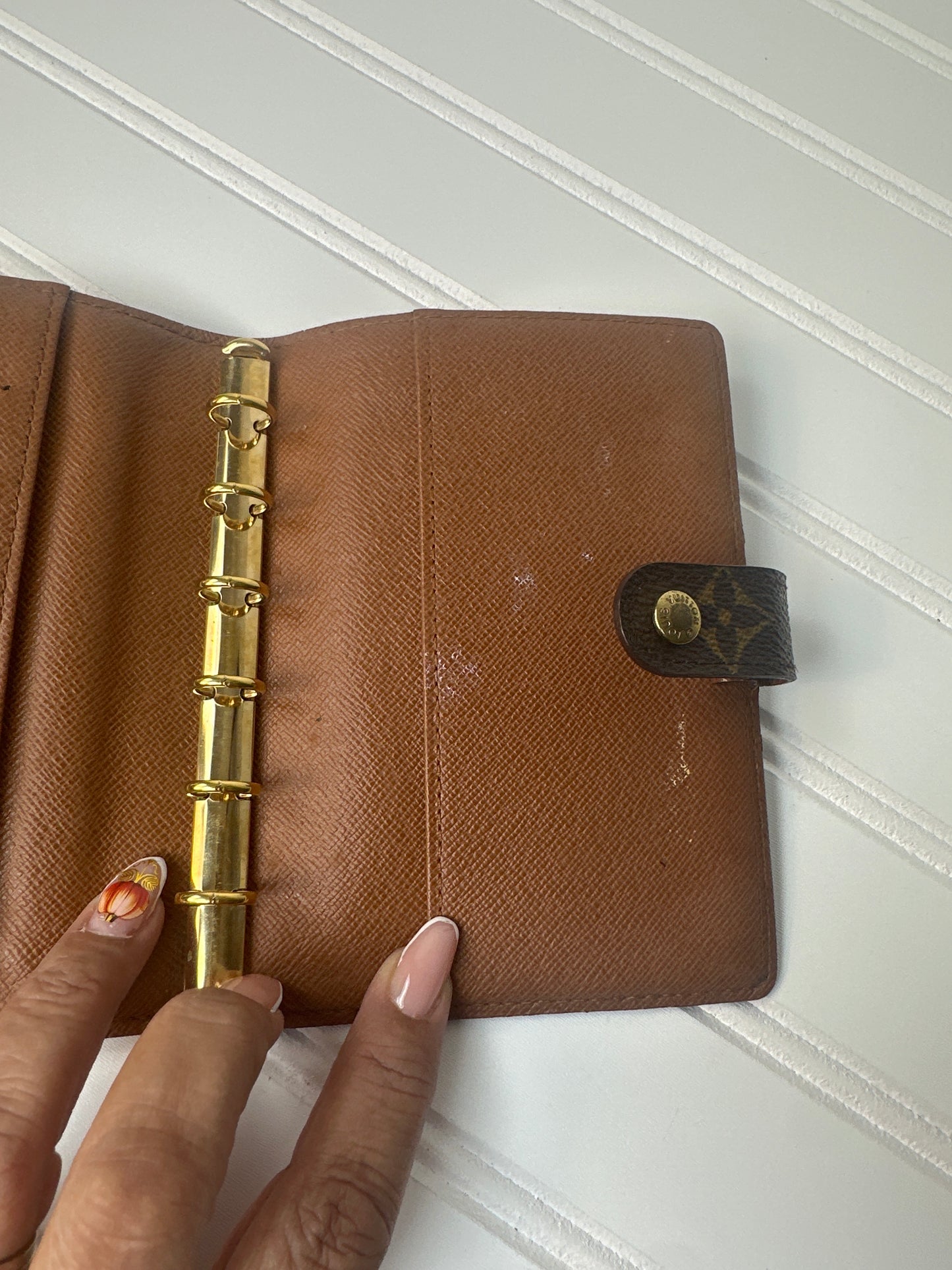 Pre-owned LOUIS VUITTON Agenda Small Ring Cover Monogram Canvas _187-2