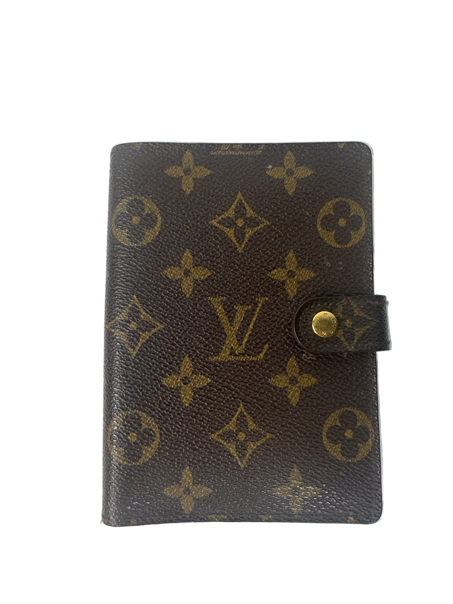 Pre-owned LOUIS VUITTON Agenda Small Ring Cover Monogram Canvas _187-3