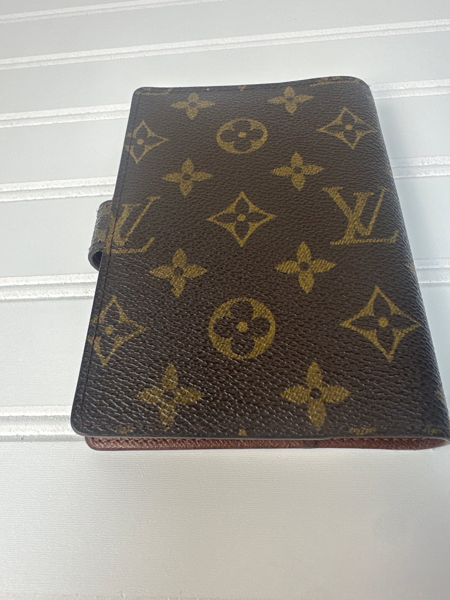 Pre-owned LOUIS VUITTON Agenda Small Ring Cover Monogram Canvas _187-3
