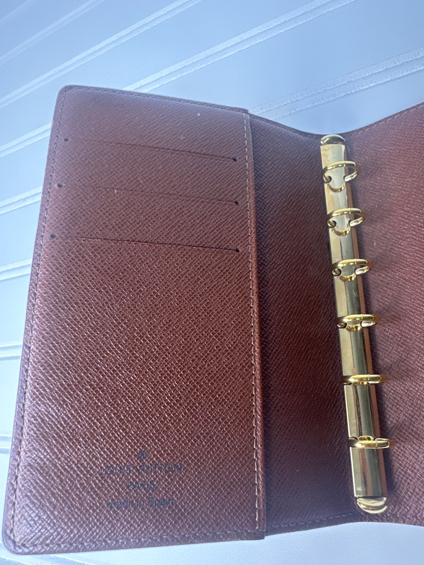 Pre-owned LOUIS VUITTON Agenda Small Ring Cover Monogram Canvas _187-3