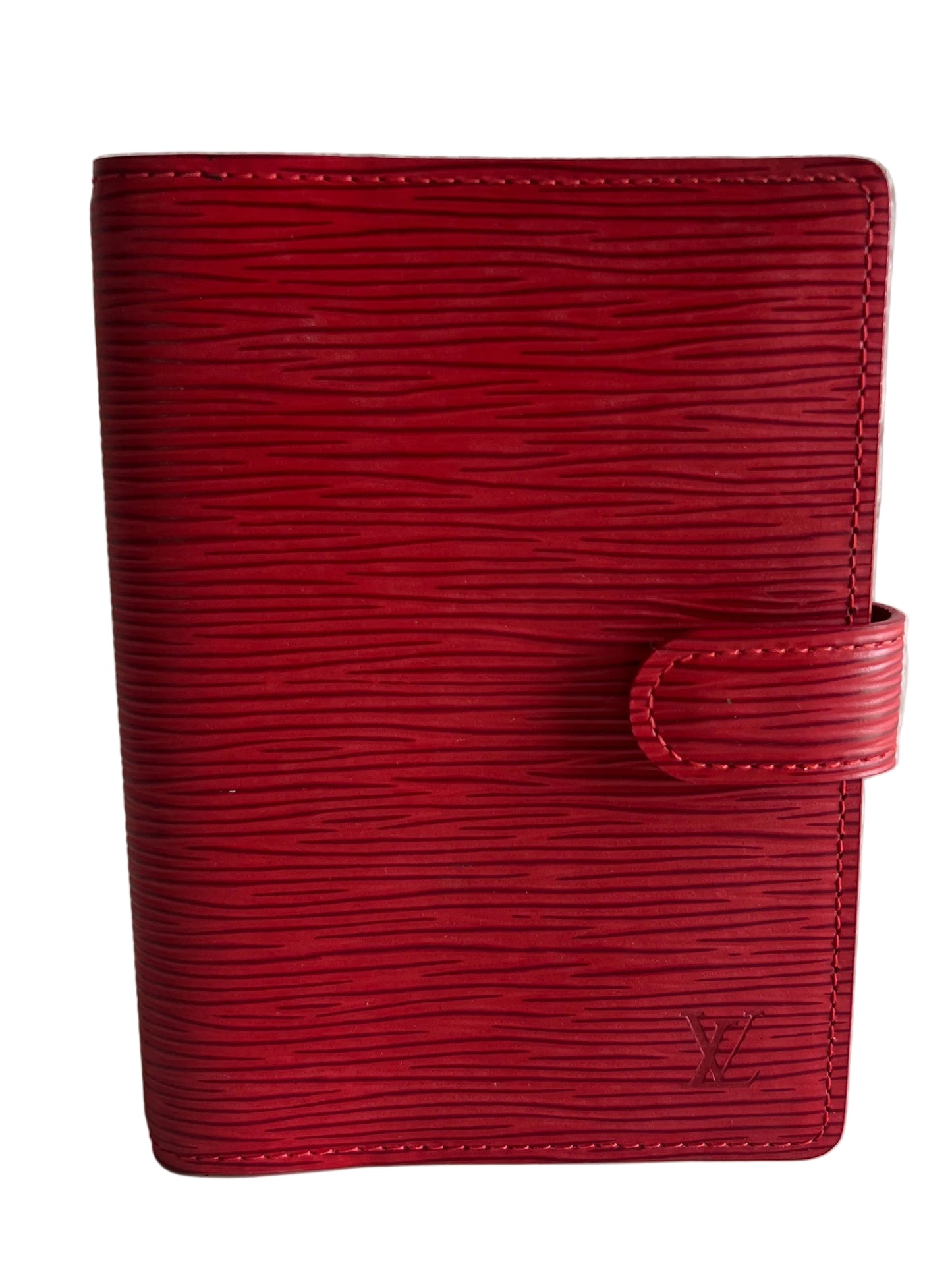 Pre-owned LOUIS VUITTON Agenda PM Epi leather red_ 308