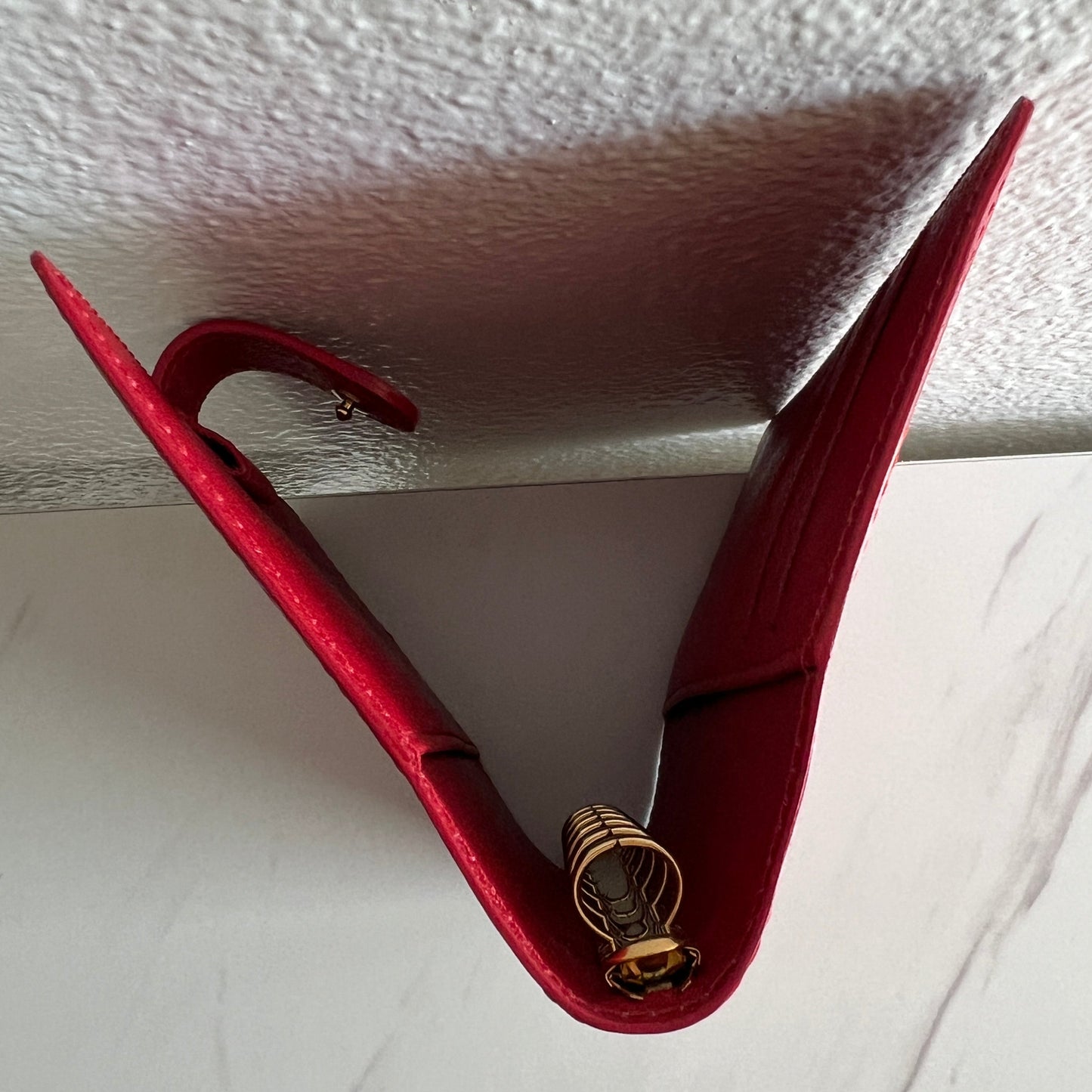Pre-owned LOUIS VUITTON Agenda PM Epi leather red_ 308