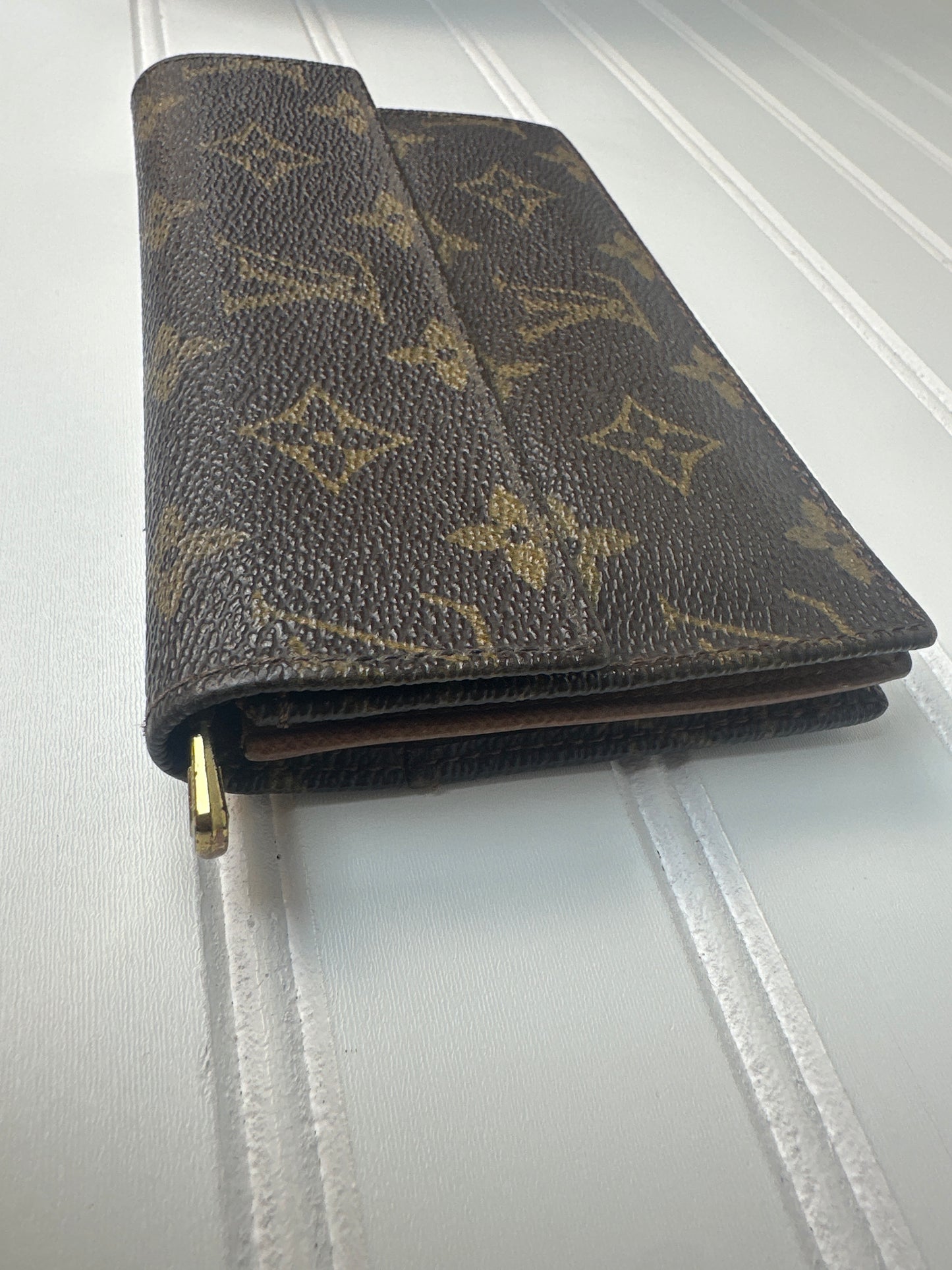 Pre-owned LOUIS VUITTON Zipper Monogram Bi-fold Wallet _188-4