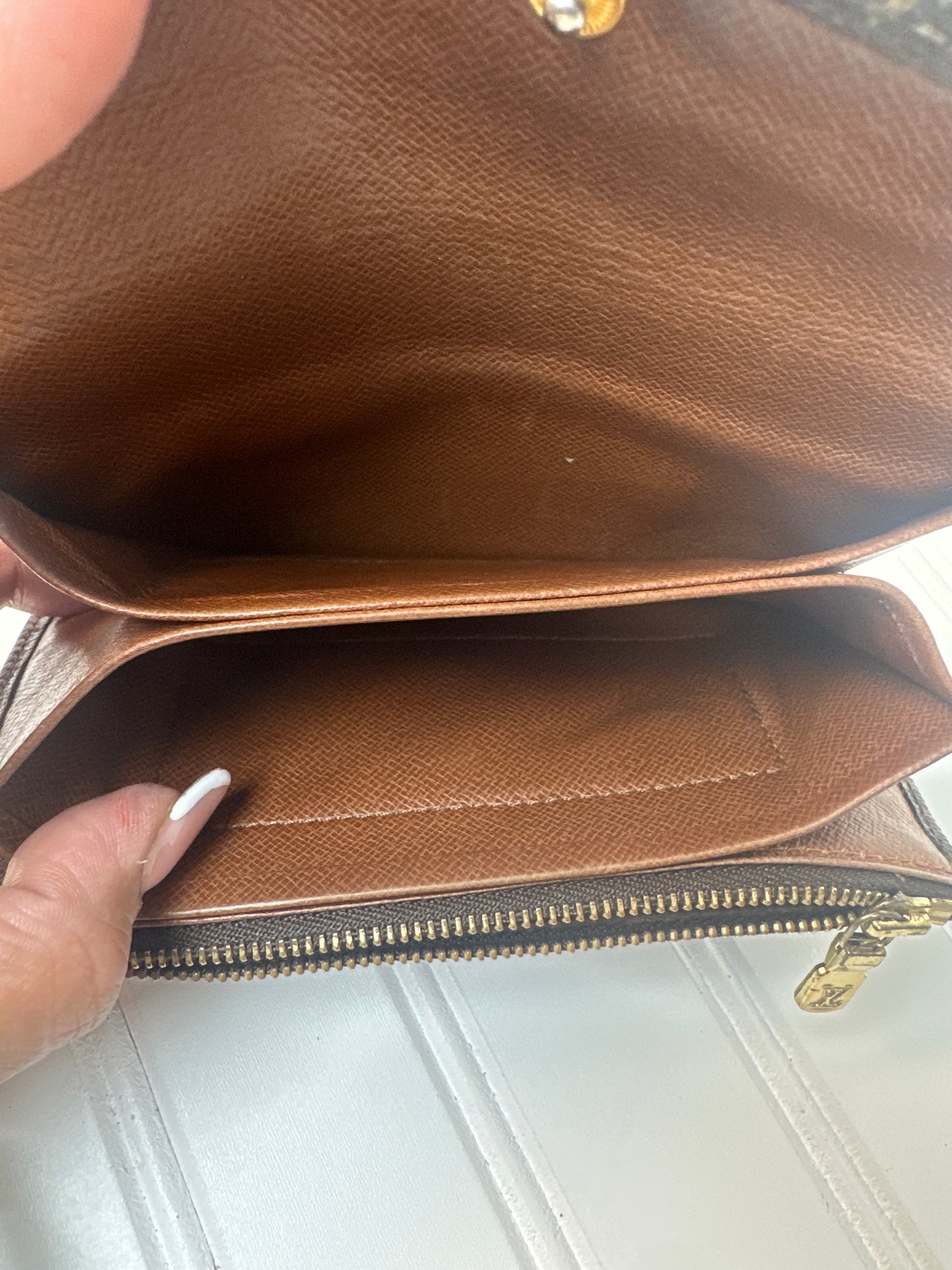 Pre-owned LOUIS VUITTON Zipper Monogram Bi-fold Wallet _188-4