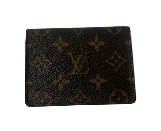 Pre-owned LOUIS VUITTON Monogram Card Case Id Holder _189-1