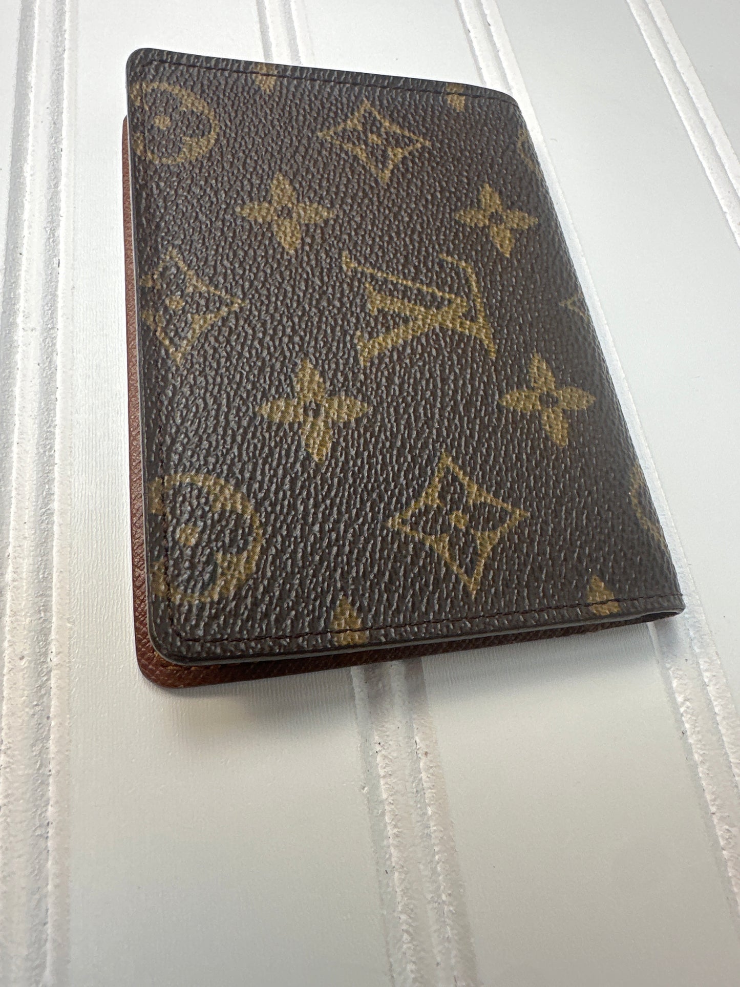 Pre-owned LOUIS VUITTON Monogram Card Case Id Holder _189-1