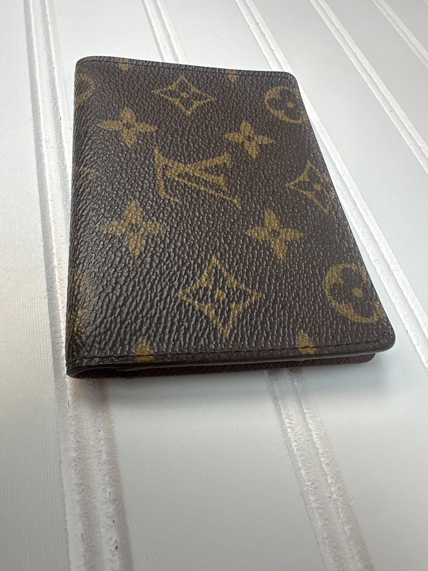 Pre-owned LOUIS VUITTON Monogram Card Case Id Holder _189-1