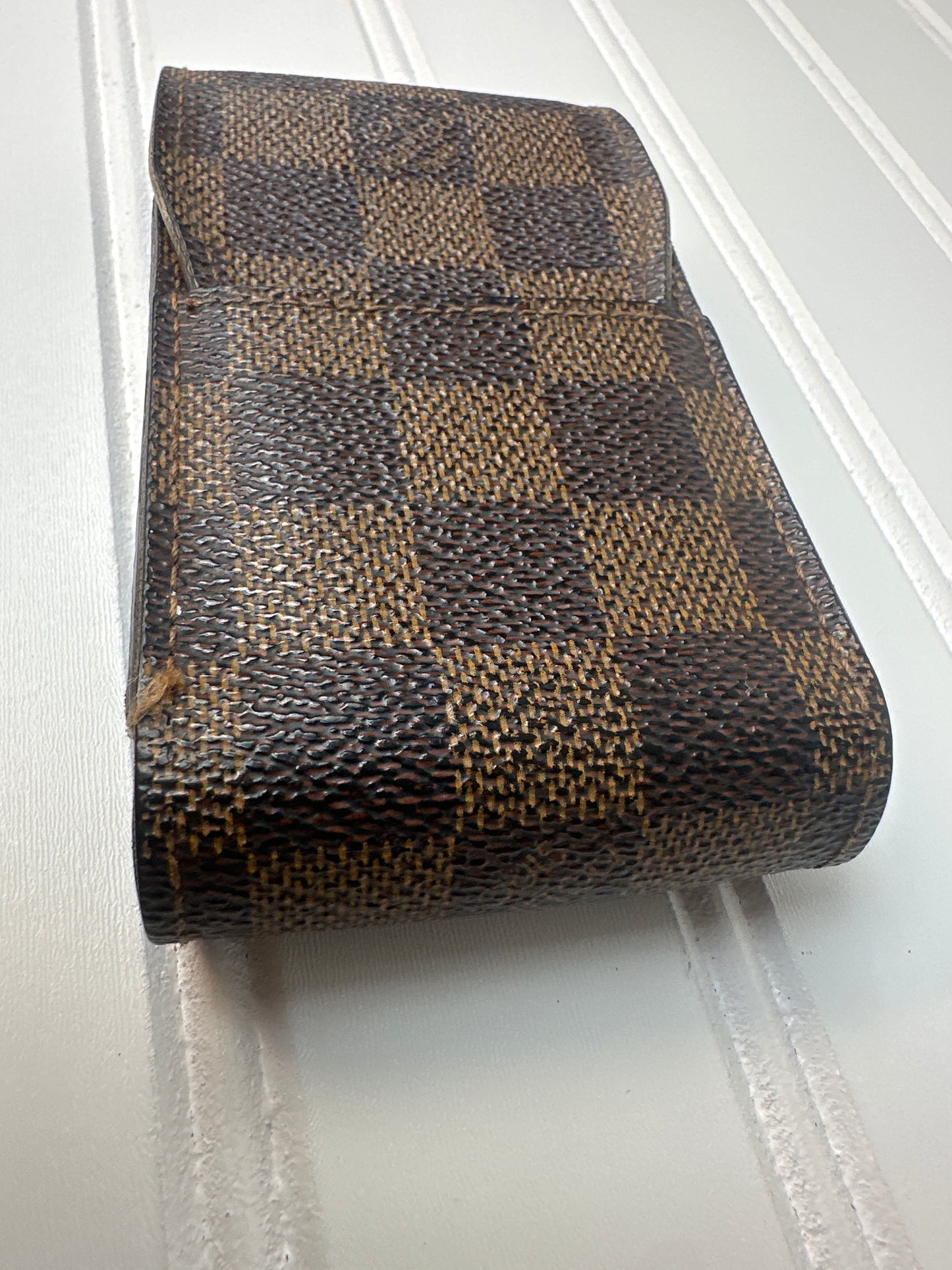 Pre-owned LOUIS VUITTON Damier Ebene Case Pouch _189-2