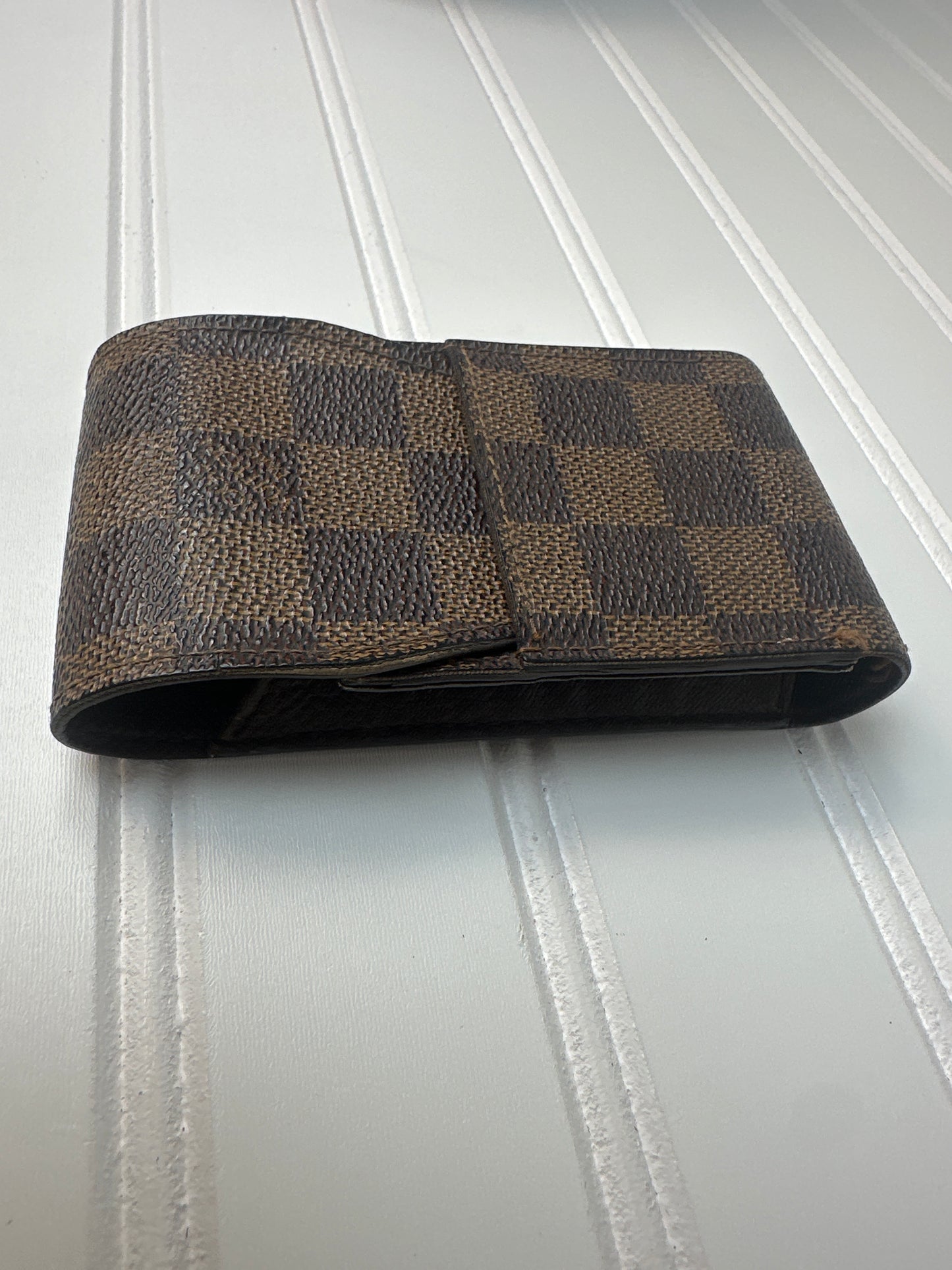 Pre-owned LOUIS VUITTON Damier Ebene Case Pouch _189-2