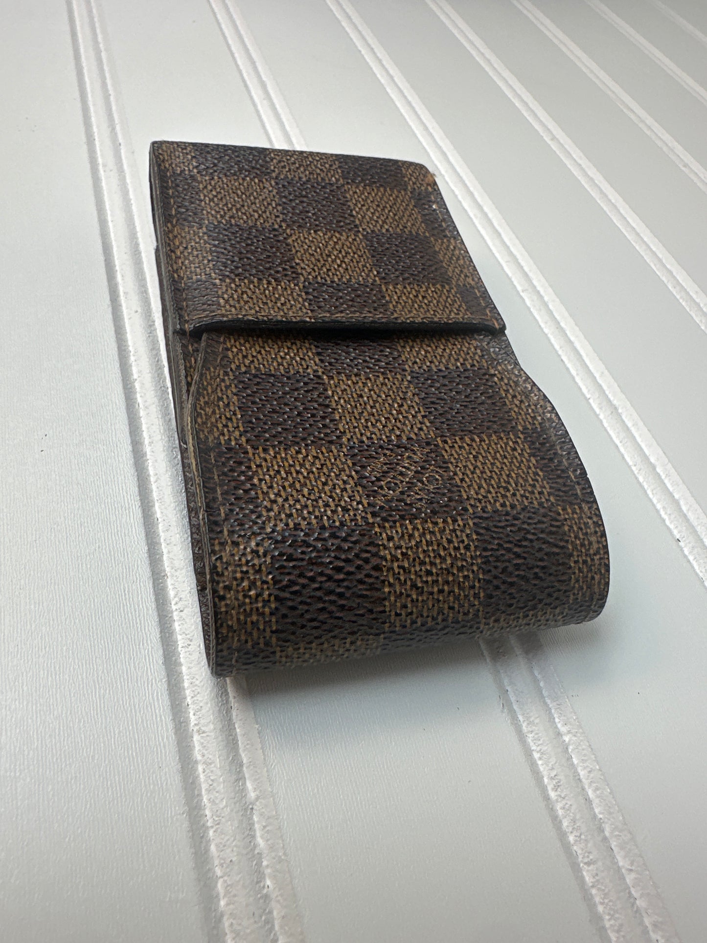 Pre-owned LOUIS VUITTON Damier Ebene Case Pouch _189-2
