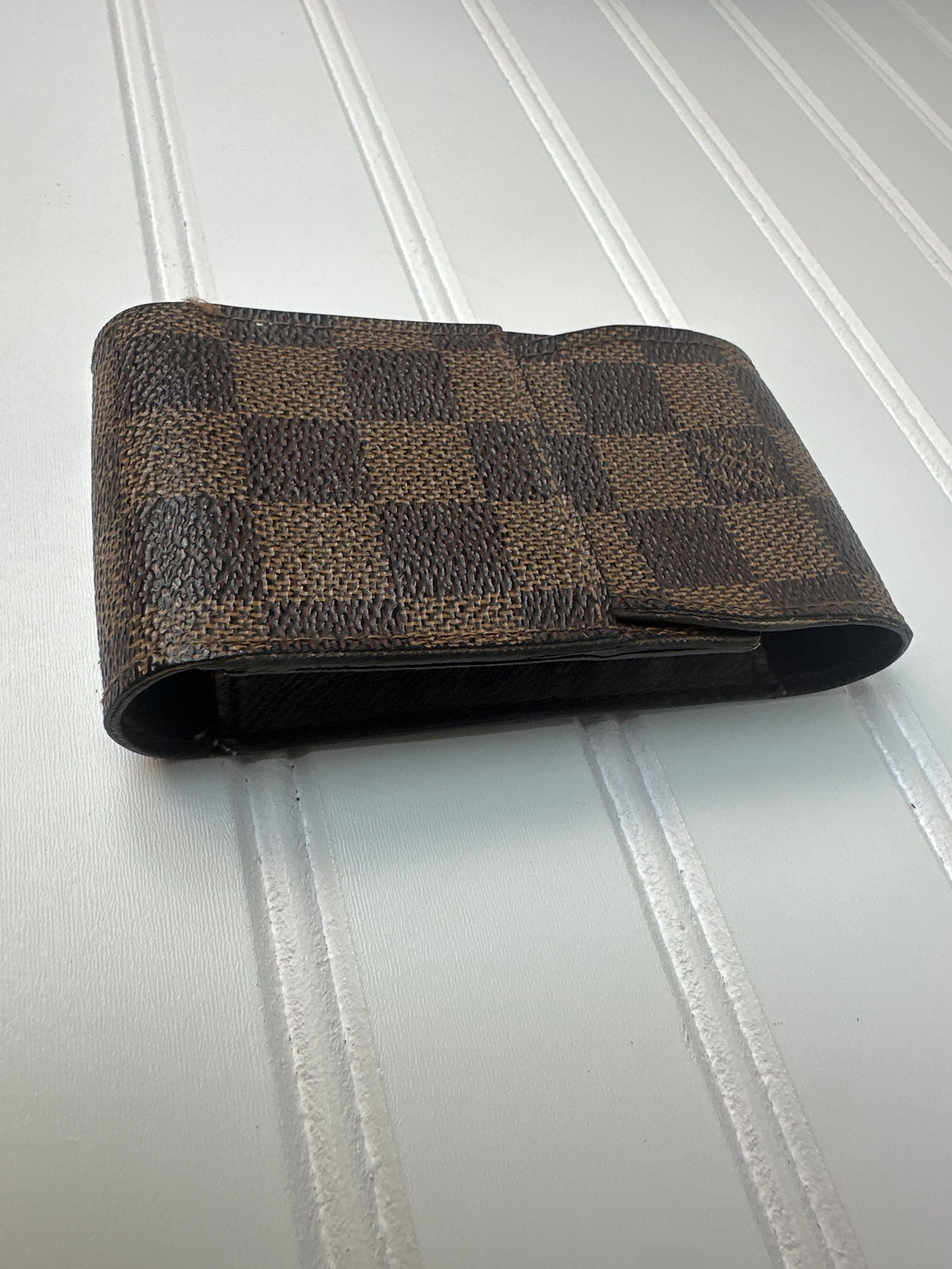 Pre-owned LOUIS VUITTON Damier Ebene Case Pouch _189-2