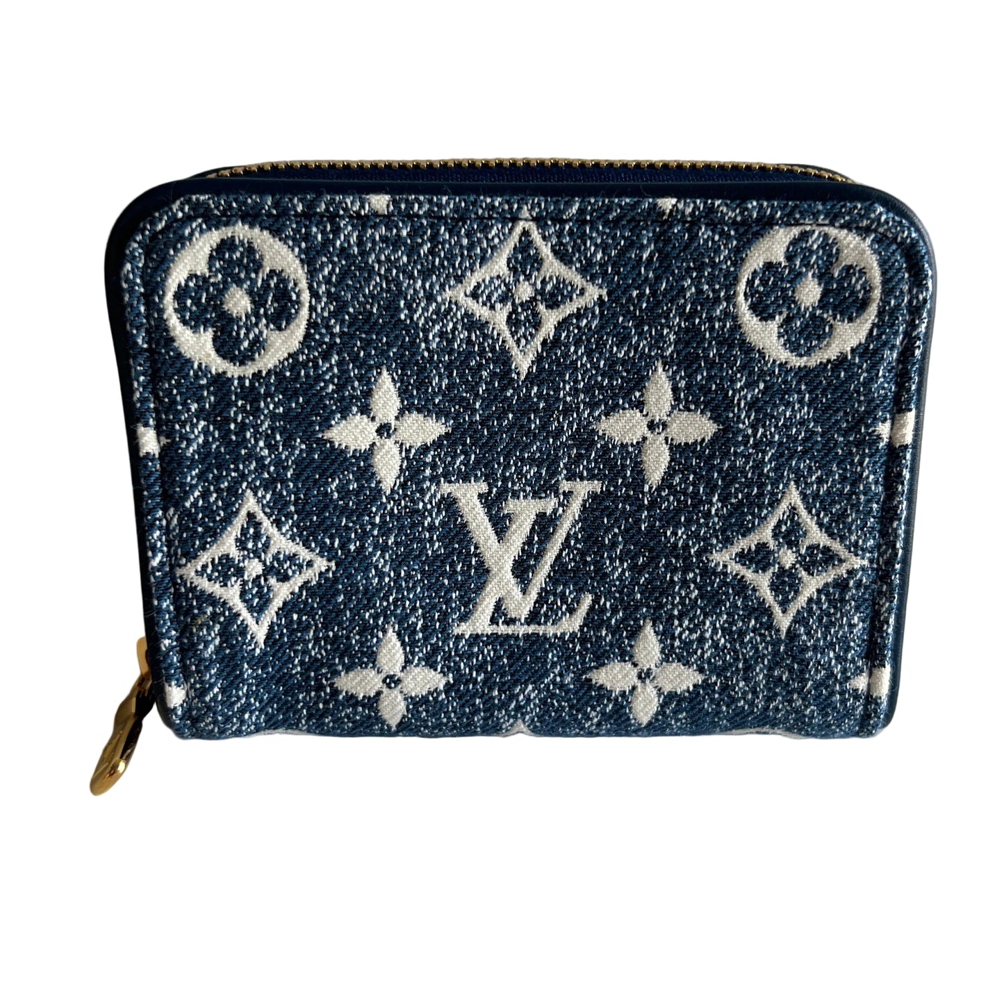 Pre-owned LOUIS VUITTON Limited Edition zippy coin wallet denim_ 285