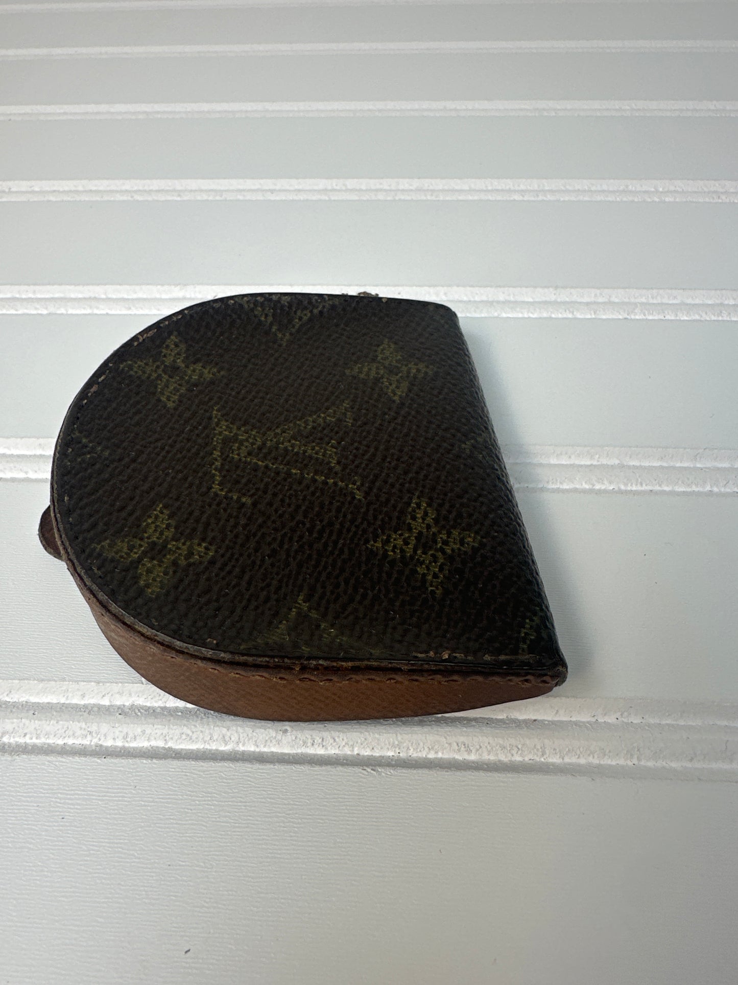 Pre-owned LOUIS VUITTON Portonet Cuvette Monogram Coin Purse Wallet