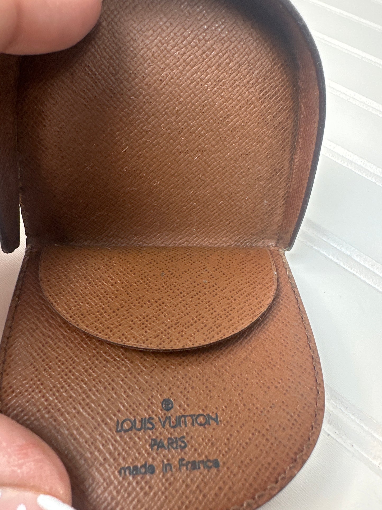 Pre-owned LOUIS VUITTON Portonet Cuvette Monogram Coin Purse Wallet