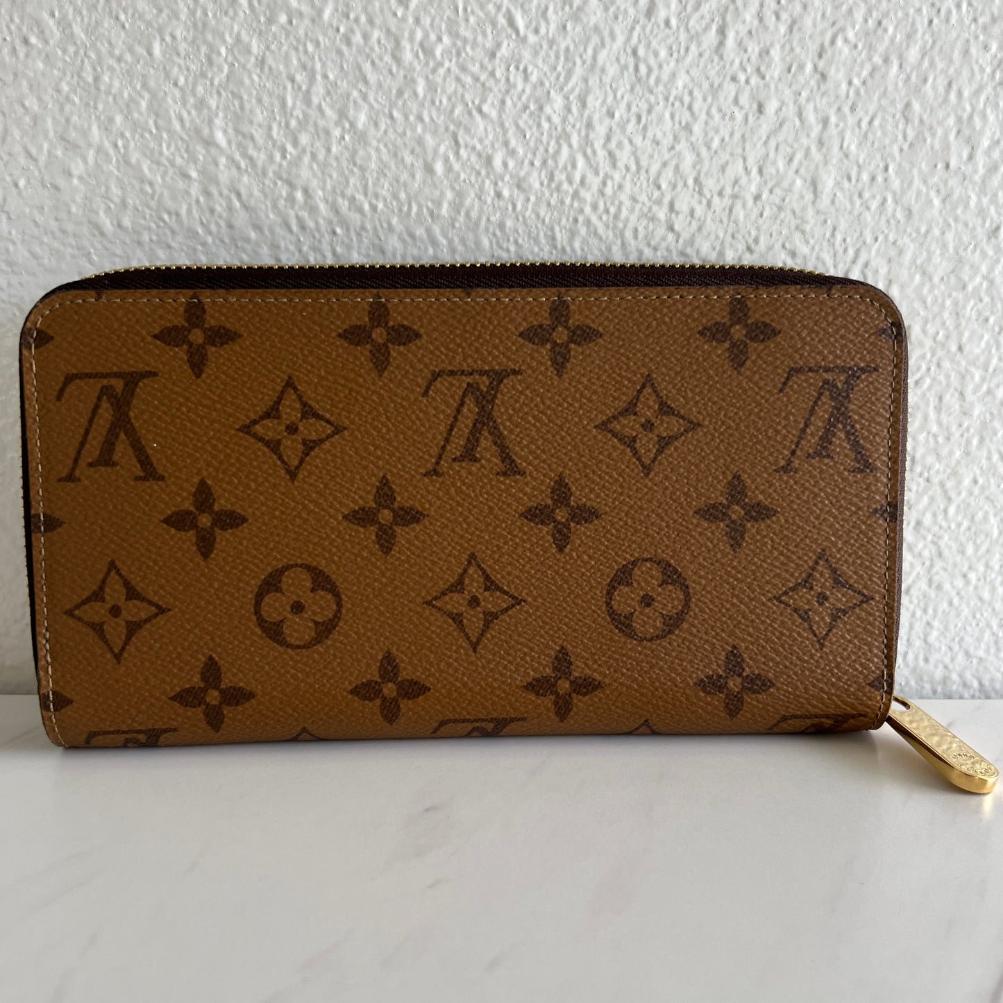Pre-owned LOUIS VUITTON Zippy wallet monogram reverse_ 293