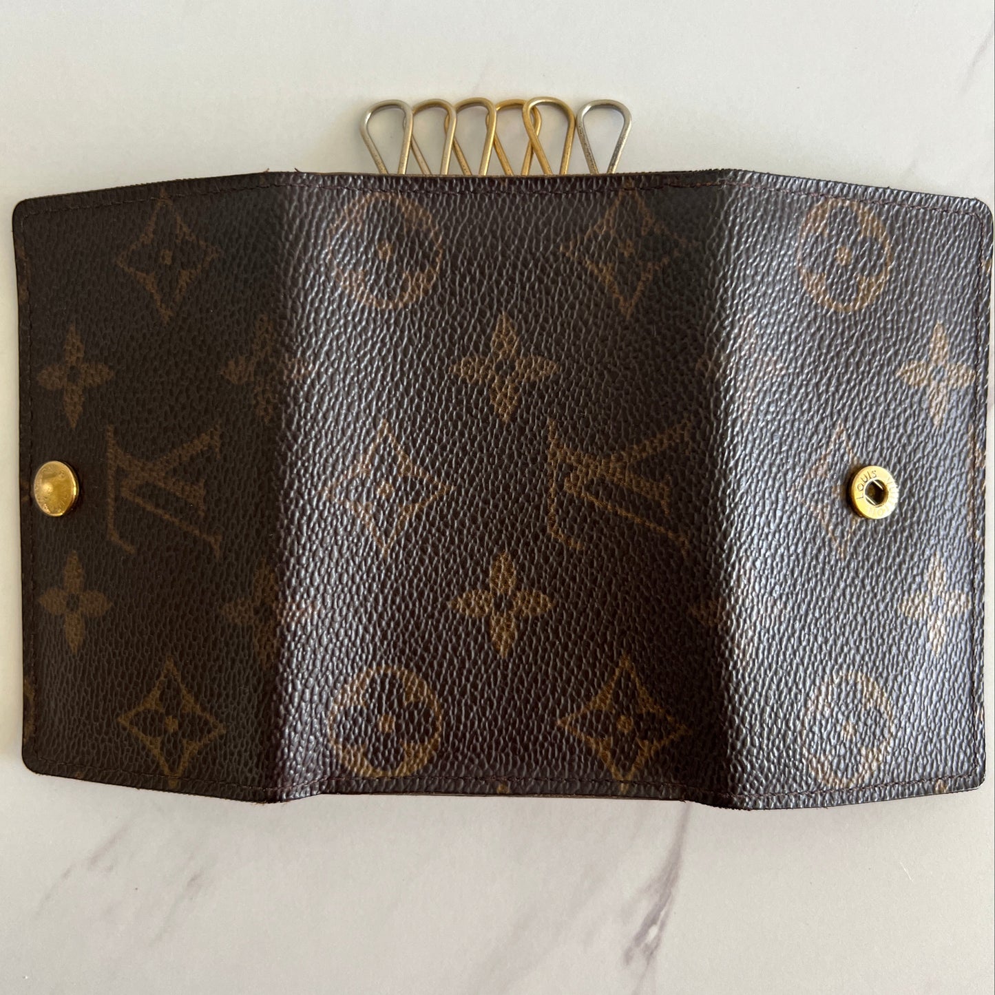 Pre-owned LOUIS VUITTON 6 Key Holder Monogram Canvas_ 283