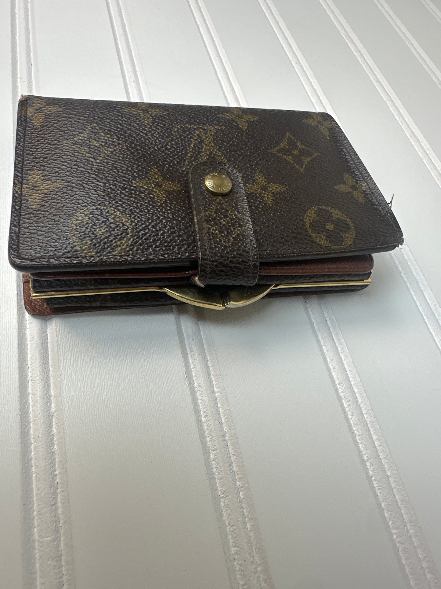Pre-owned LOUIS VUITTON Monogram Compact Wallet with Purse _191-1