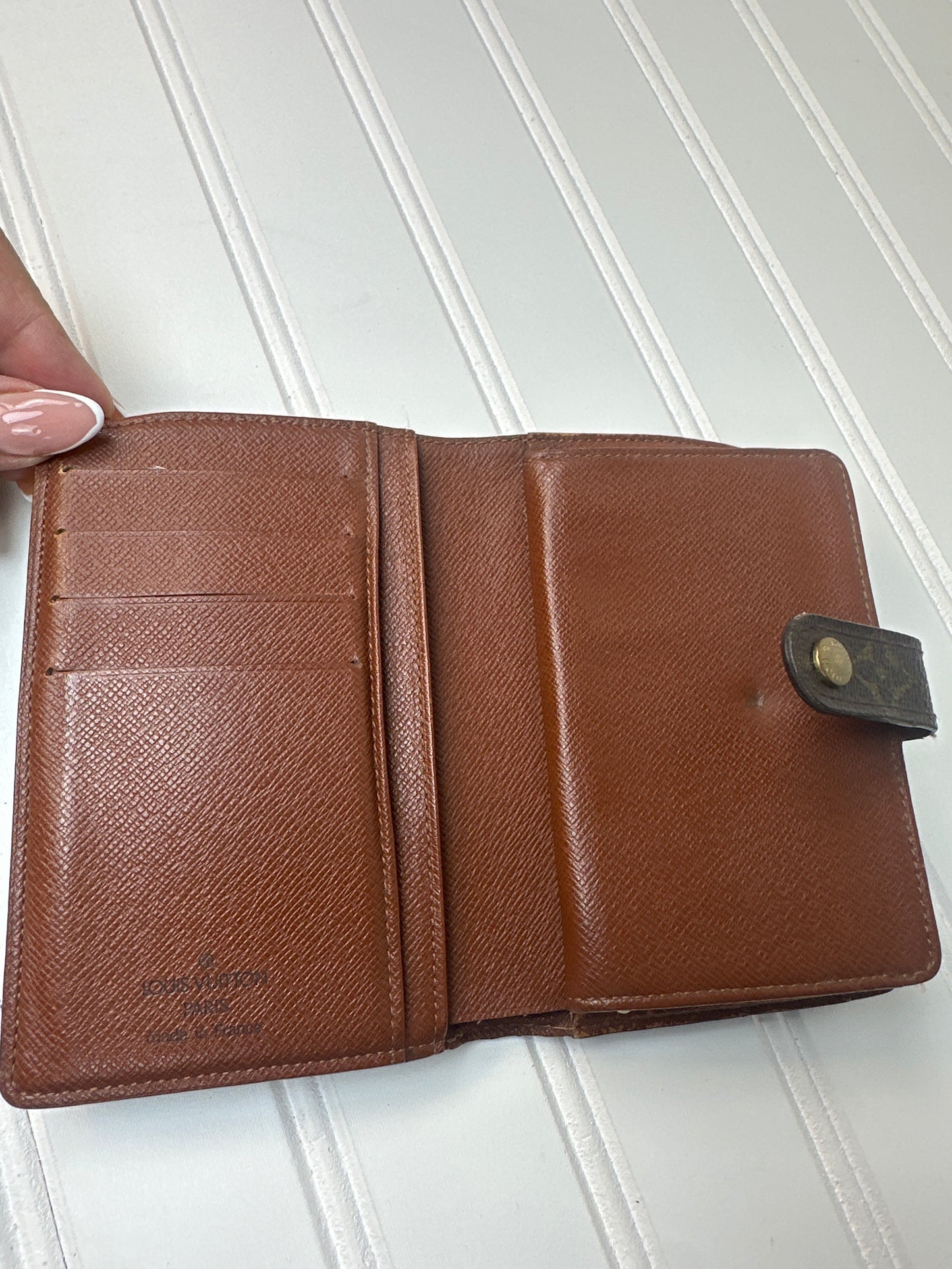 Pre-owned LOUIS VUITTON Monogram Compact Wallet with Purse _191-1