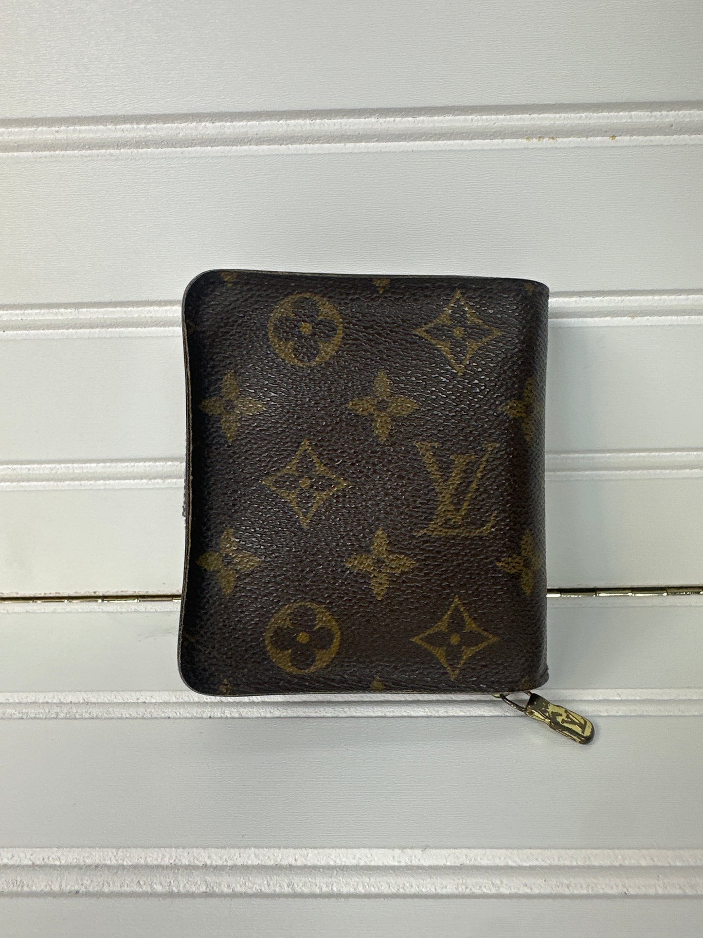 Pre owned LOUIS VUITTON Monogram Compact Bi-fold Zippy Wallet _191-2