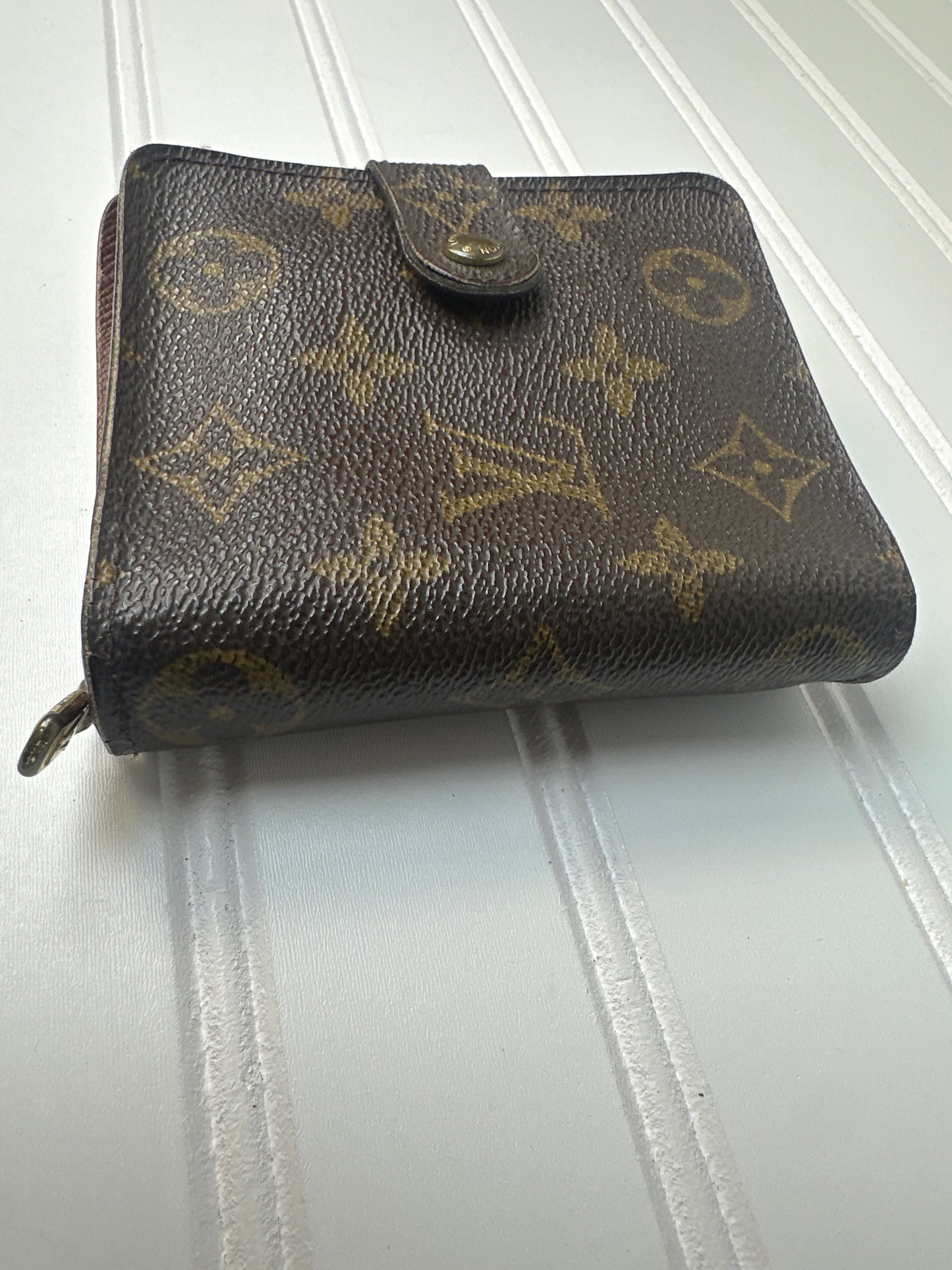 Pre owned LOUIS VUITTON Monogram Compact Bi-fold Zippy Wallet _191-2