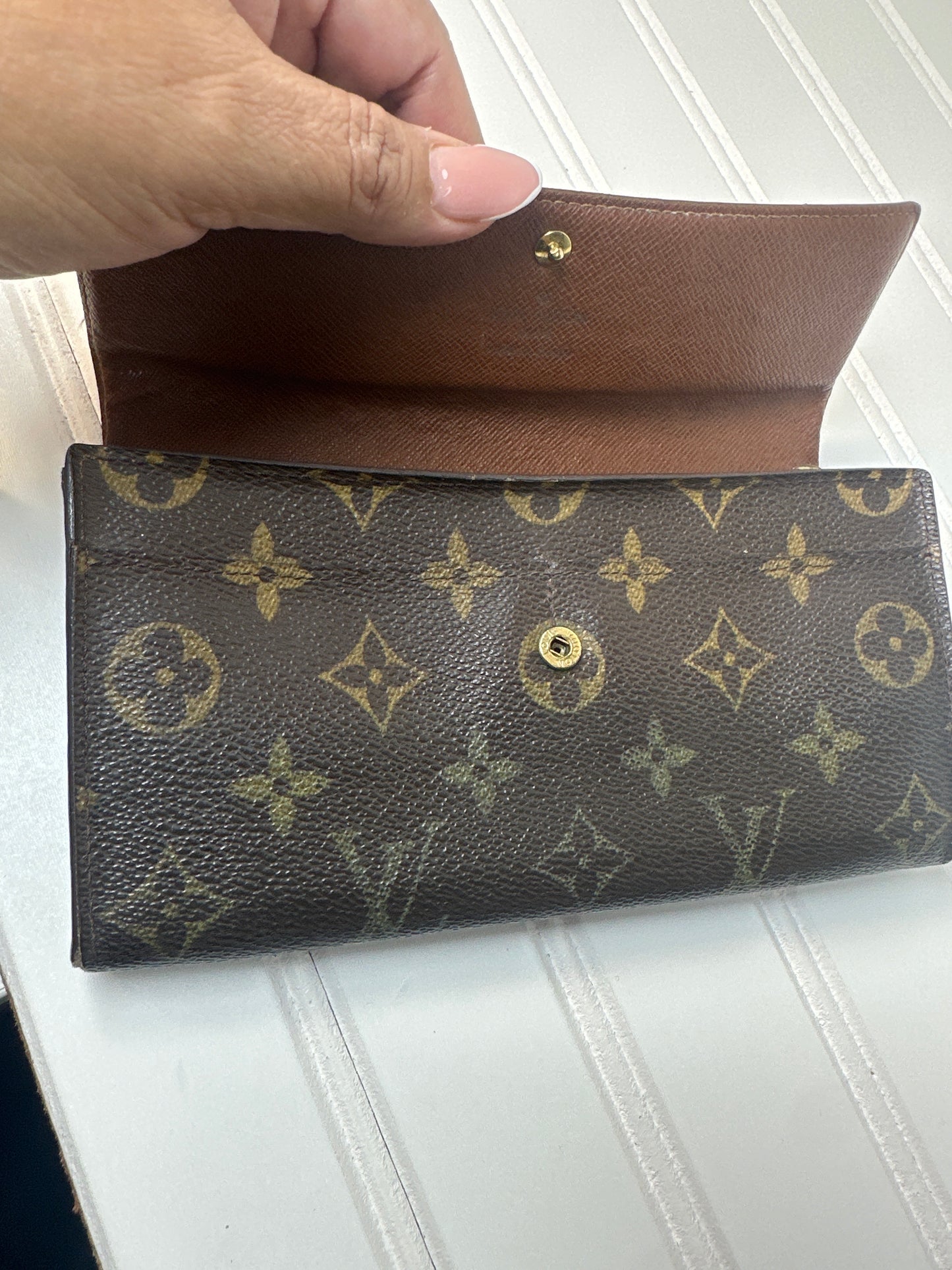 Pre-owned LOUIS VUITTON Monogram Large Wallet _191-5