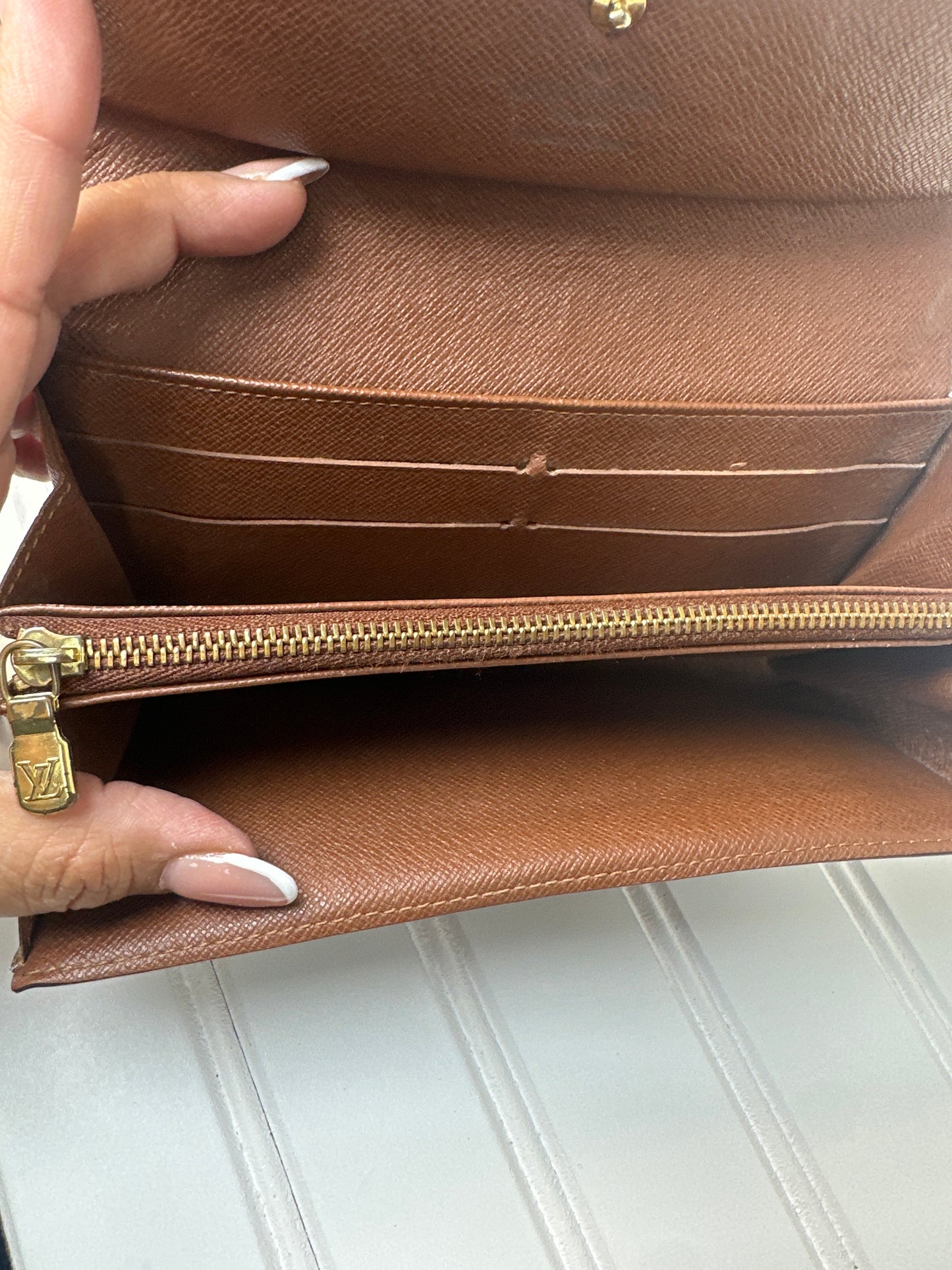 Pre-owned LOUIS VUITTON Monogram Large Wallet _191-5