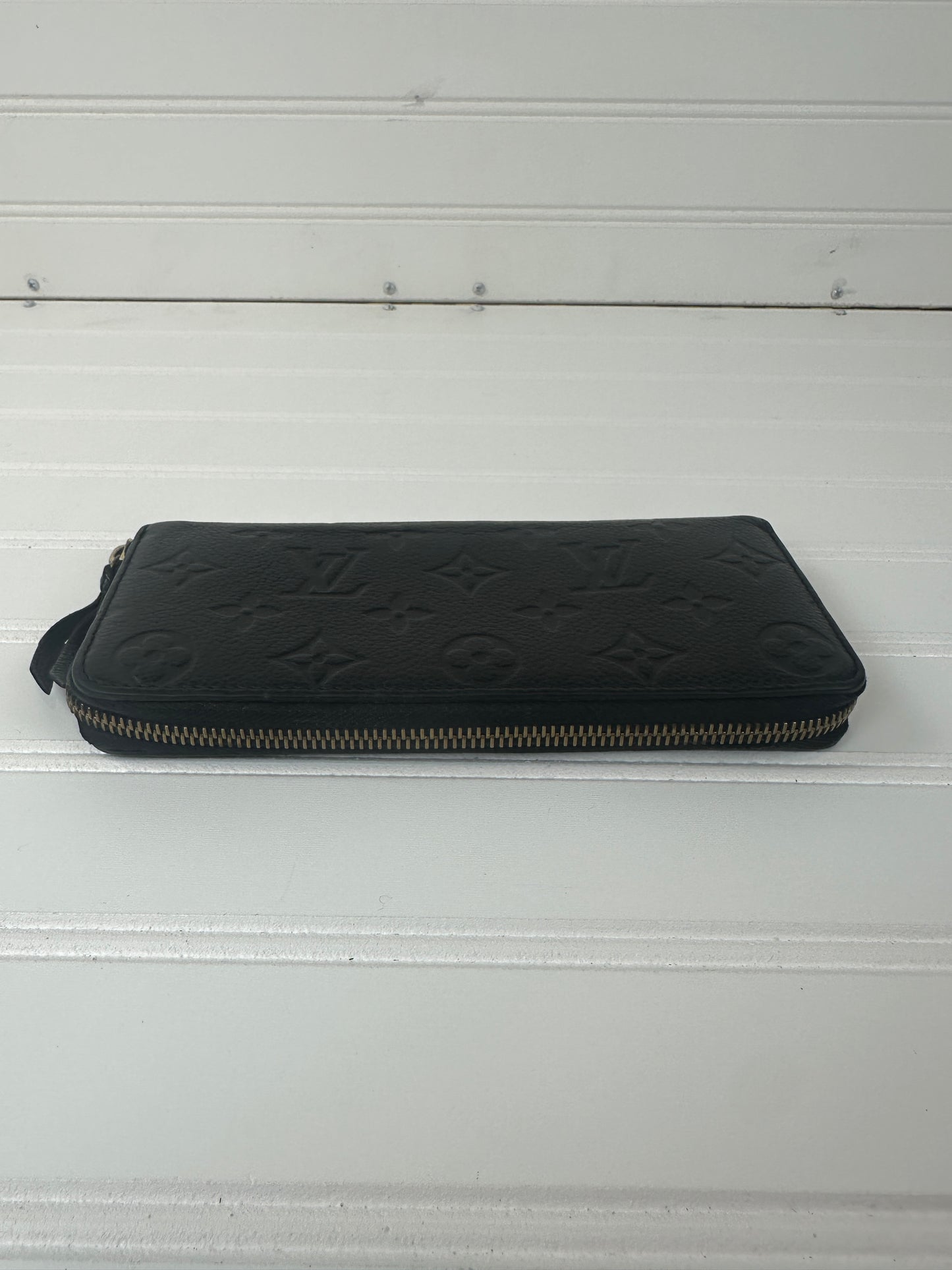 Pre-owned LOUIS VUITTON Clemence Wallet in Black Empreinte _195