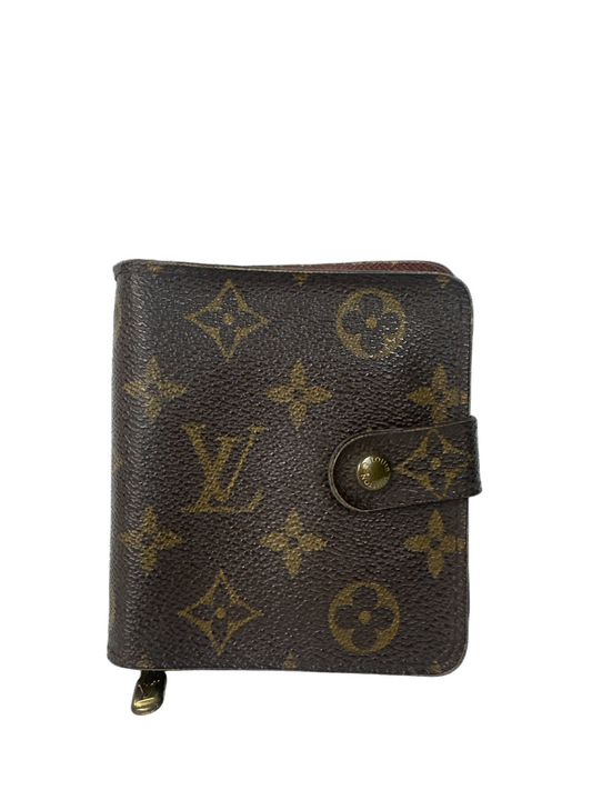 Pre owned LOUIS VUITTON Monogram Compact Bi-fold Zippy Wallet _191-2
